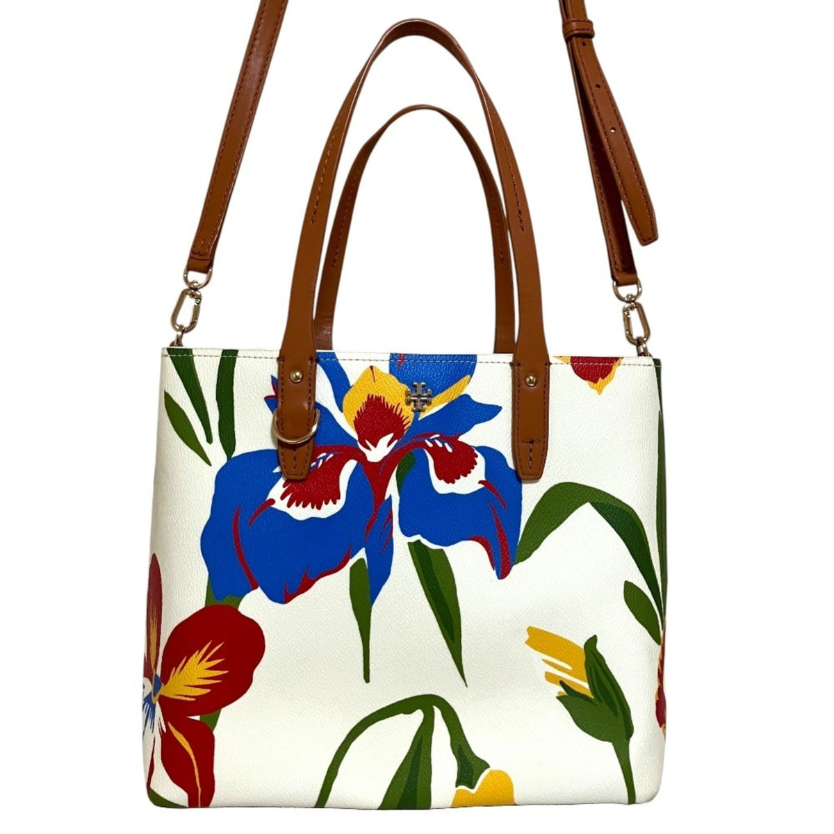 Tory Burch Multi-Color Pvc Handbag Shoulder Bag Tote Bag (Pre-Owned)