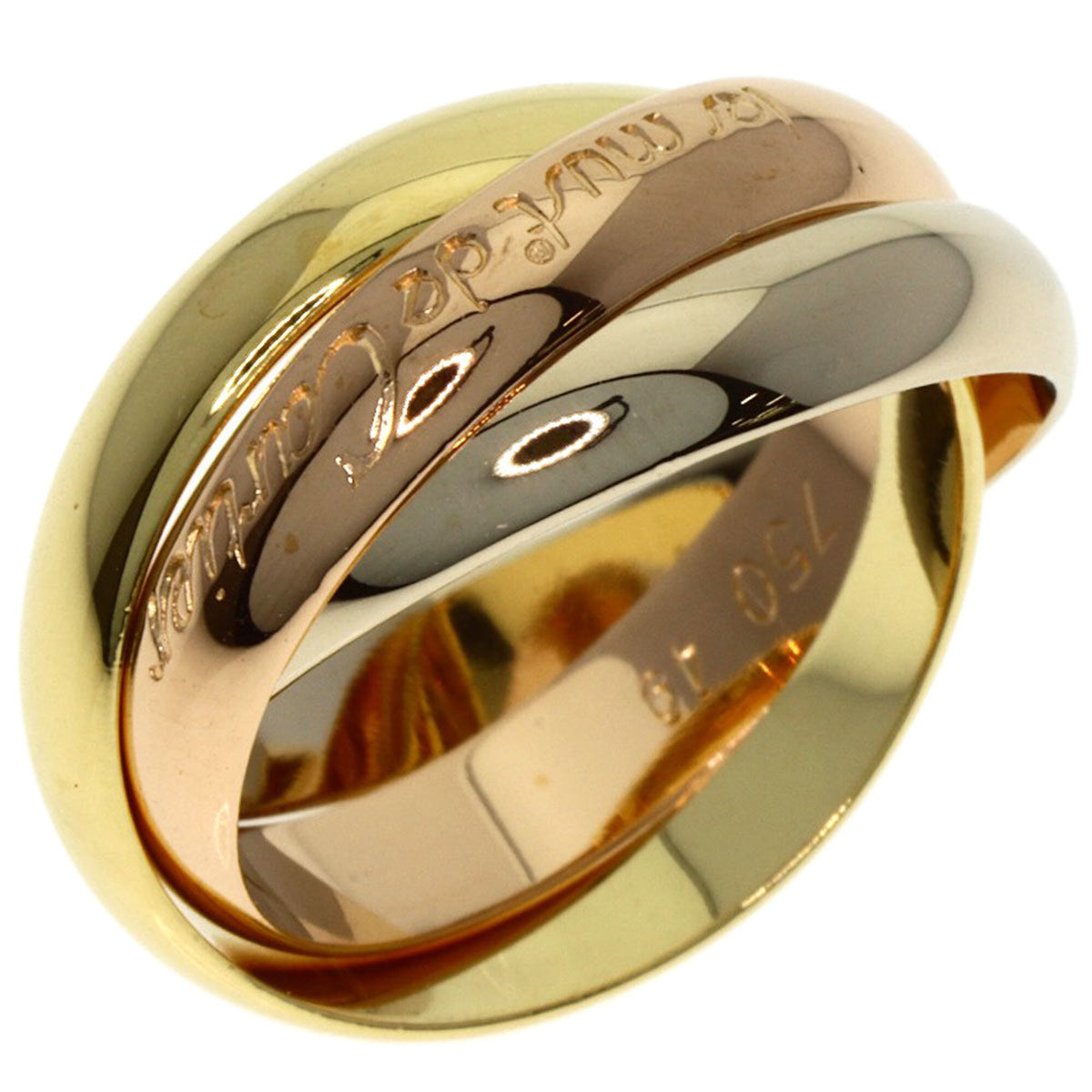 Cartier Yellow Gold (18K) Pink Gold (18K) White Gold (18K) Band Ring (Pre-Owned)