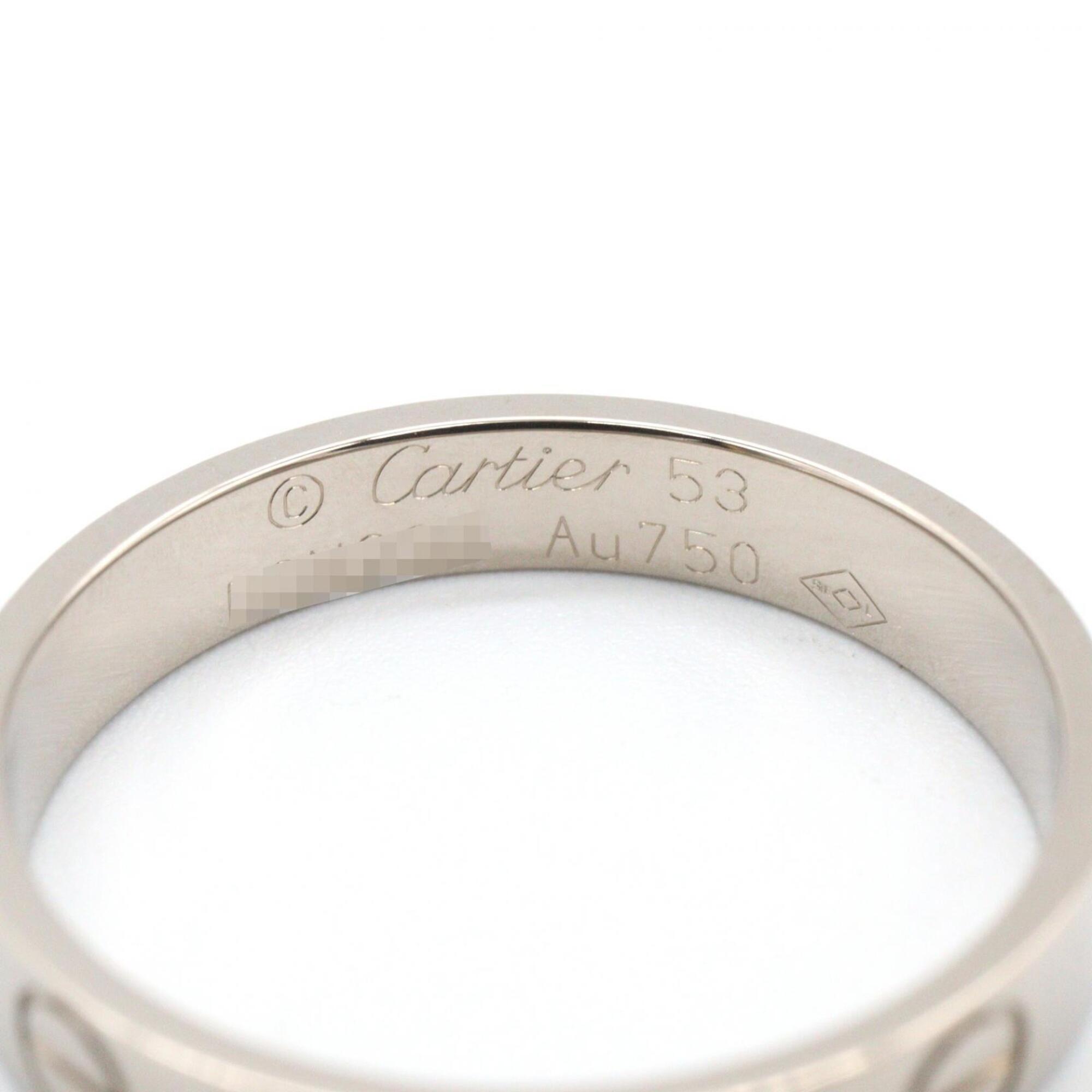 Cartier White Gold White Gold (18K) Band Ring (Pre-Owned)