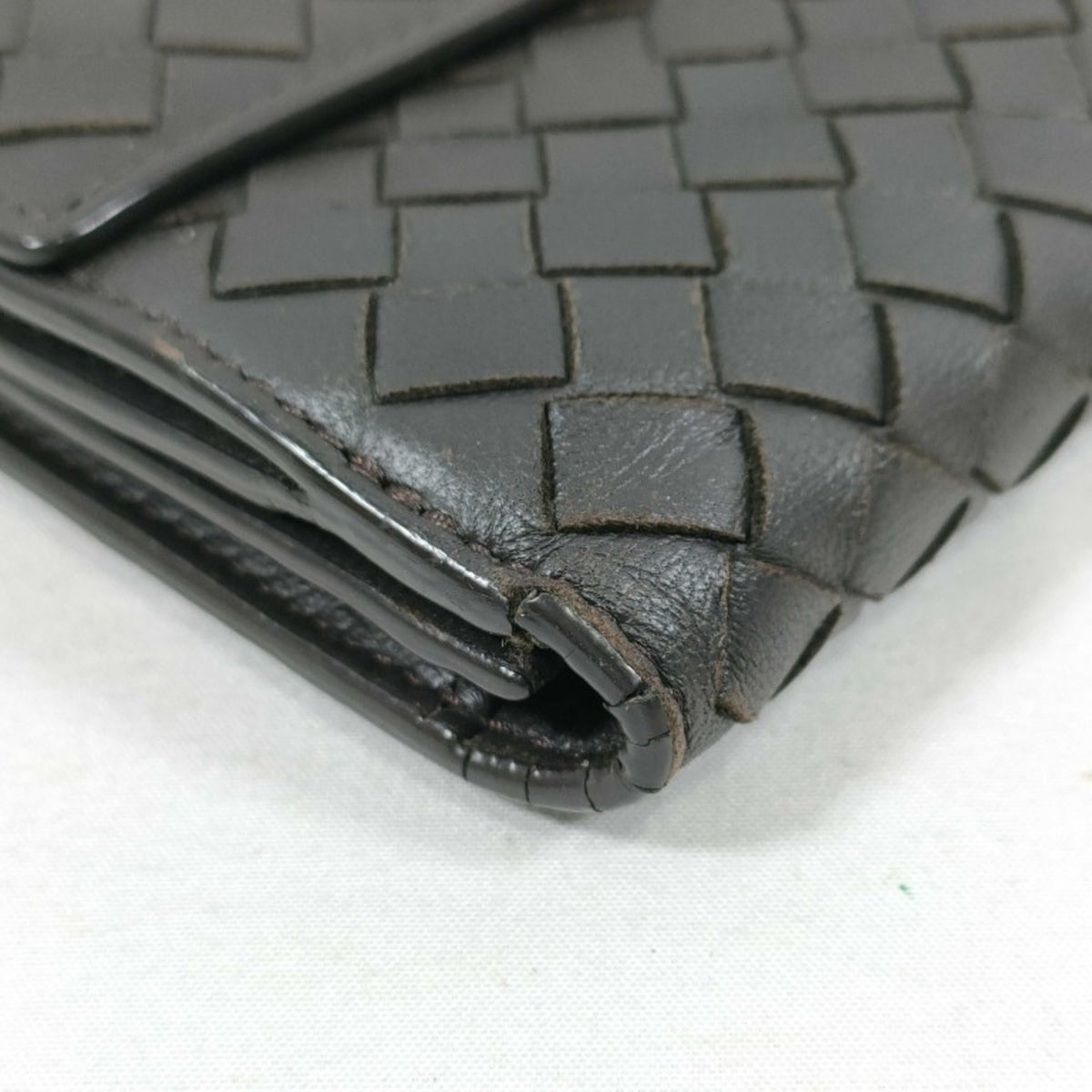 Bottega Veneta Brown Leather Coin Purse/Coin Case (Pre-Owned)