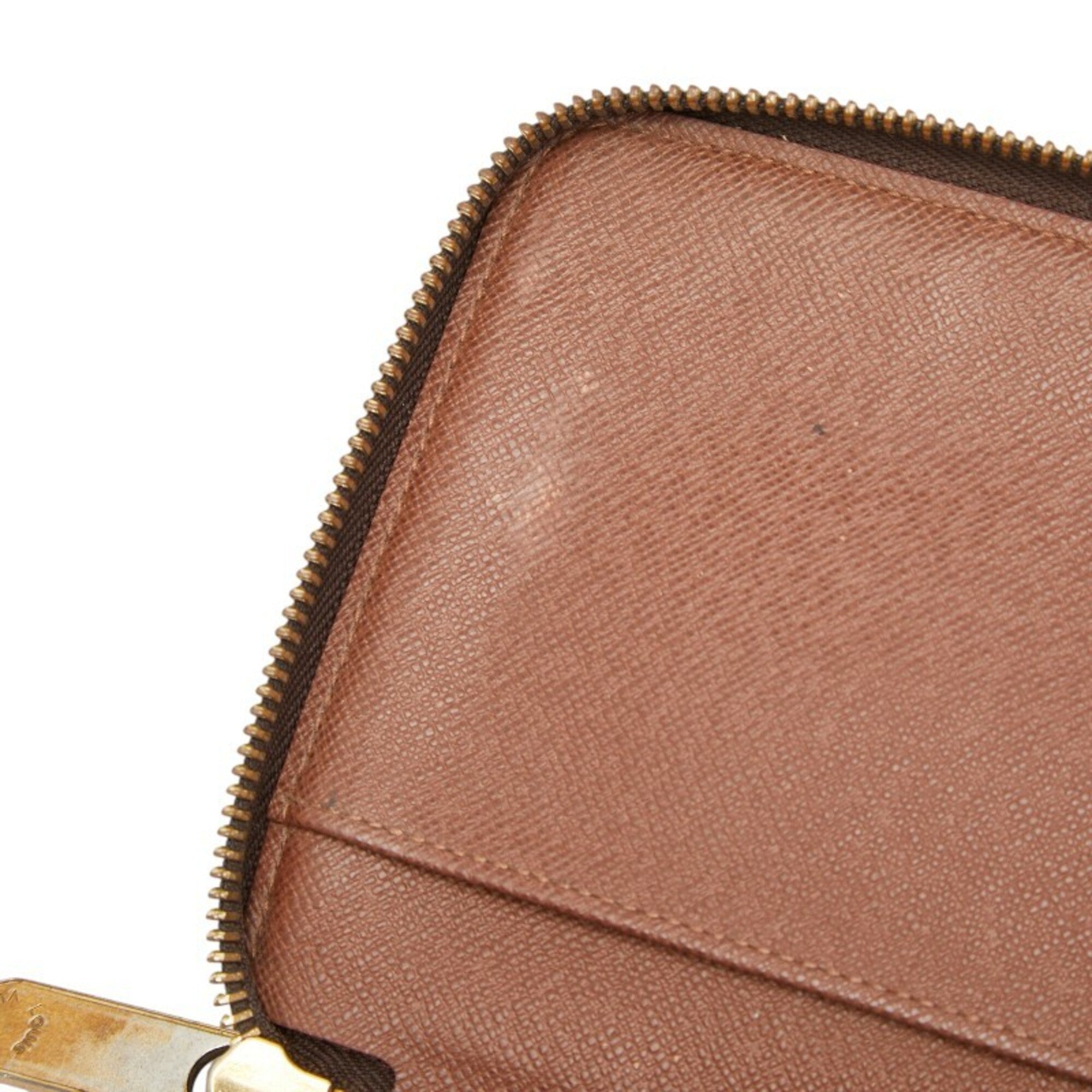 Louis Vuitton Brown Pvc Leather Long Wallet (Bi-Fold) (Pre-Owned)