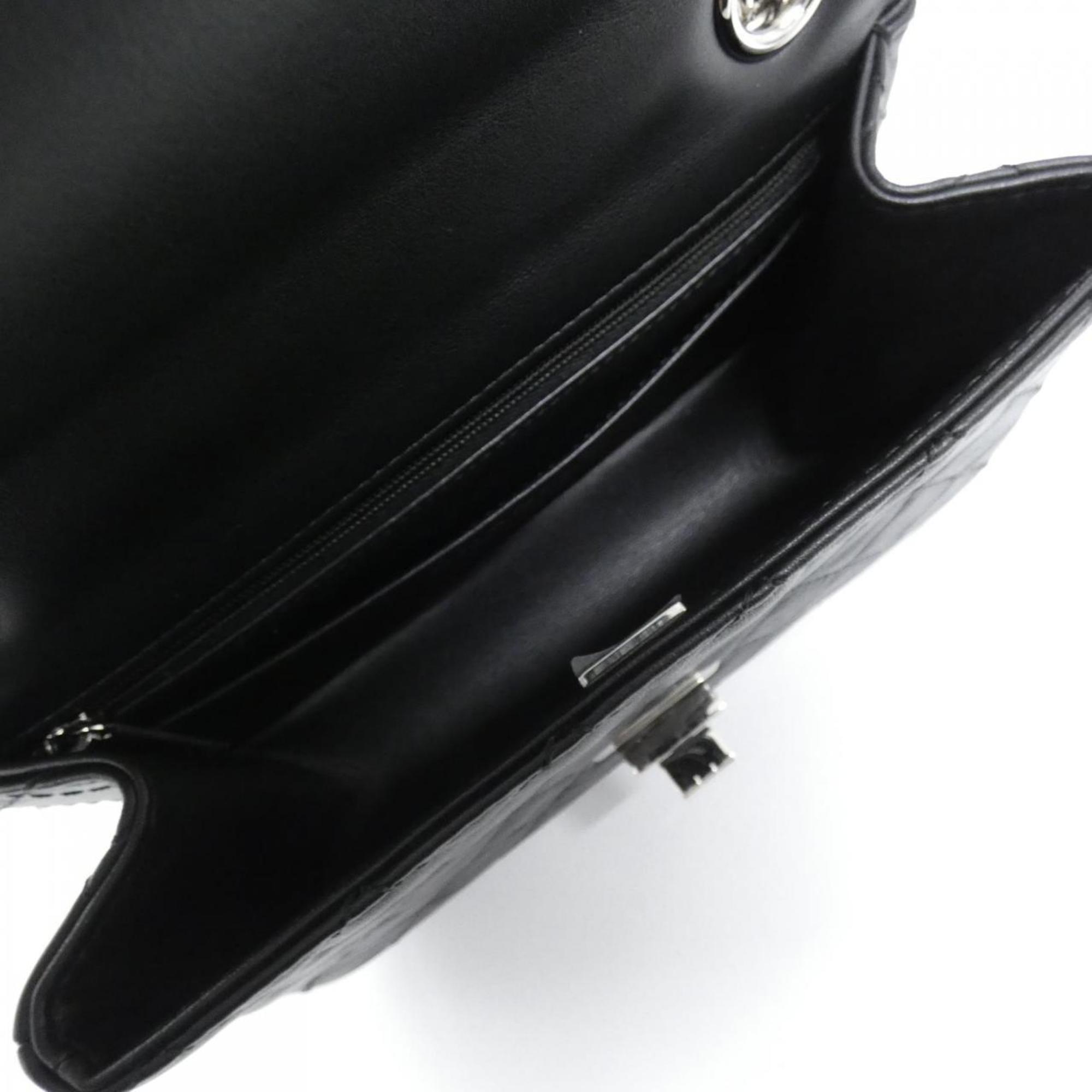 Chanel Black Leather Shoulder Bag (Pre-Owned)