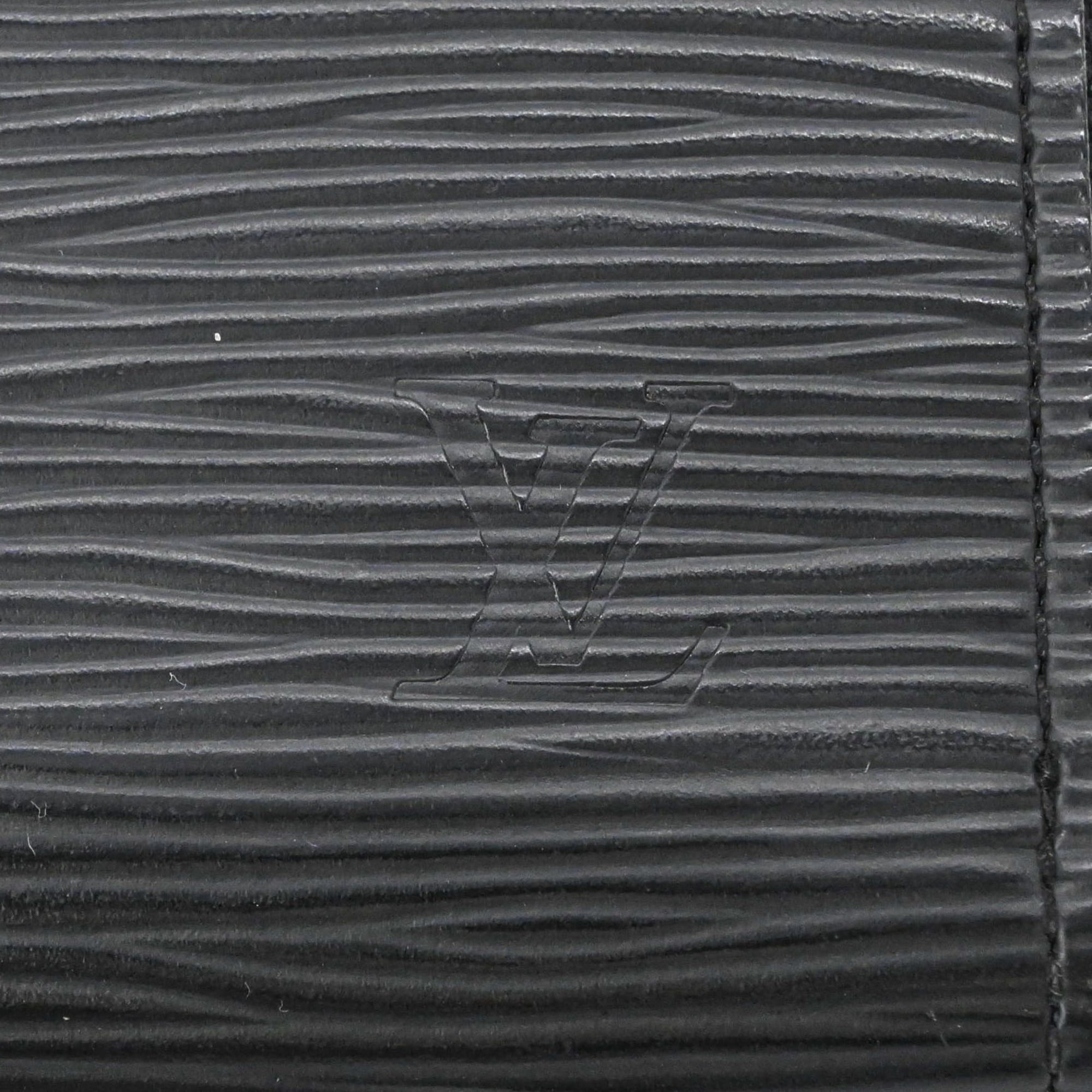 Louis Vuitton Black Epi Leather Long Wallet (Bi-Fold) (Pre-Owned)