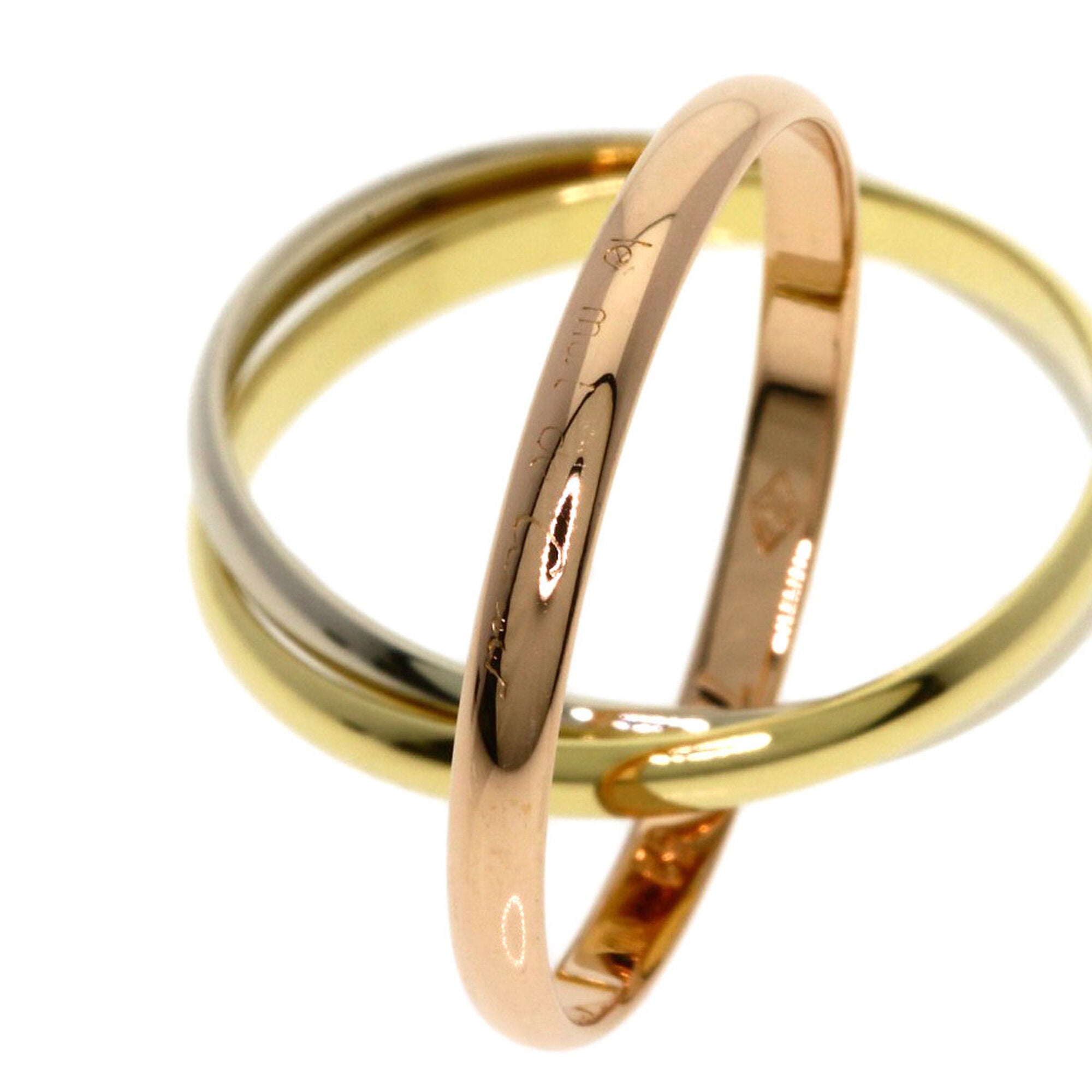 Cartier Trinity Yellow Gold (18K) Pink Gold (18K) White Gold (18K) Band Ring (Pre-Owned)