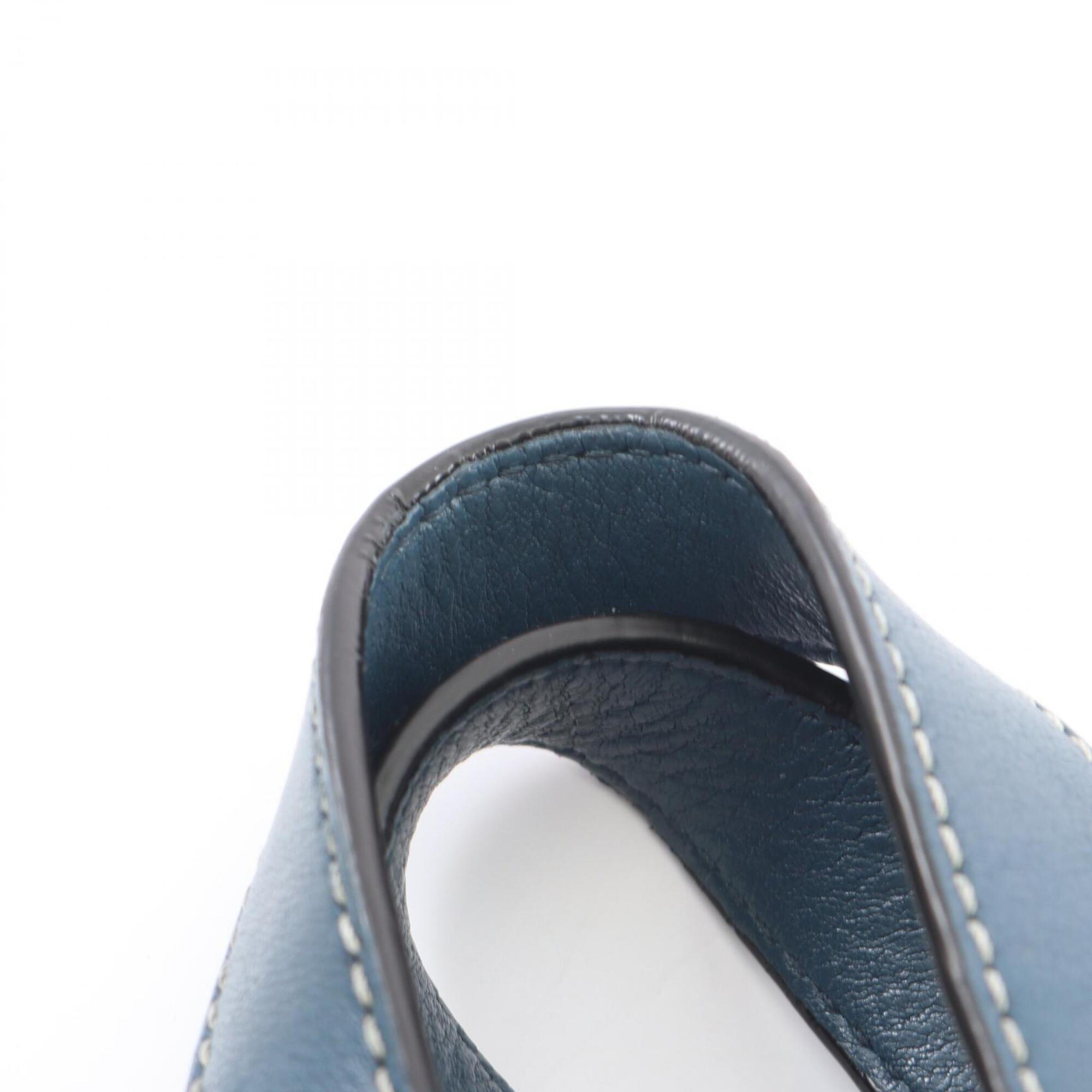 Loewe Blue Leather Handbag (Pre-Owned)