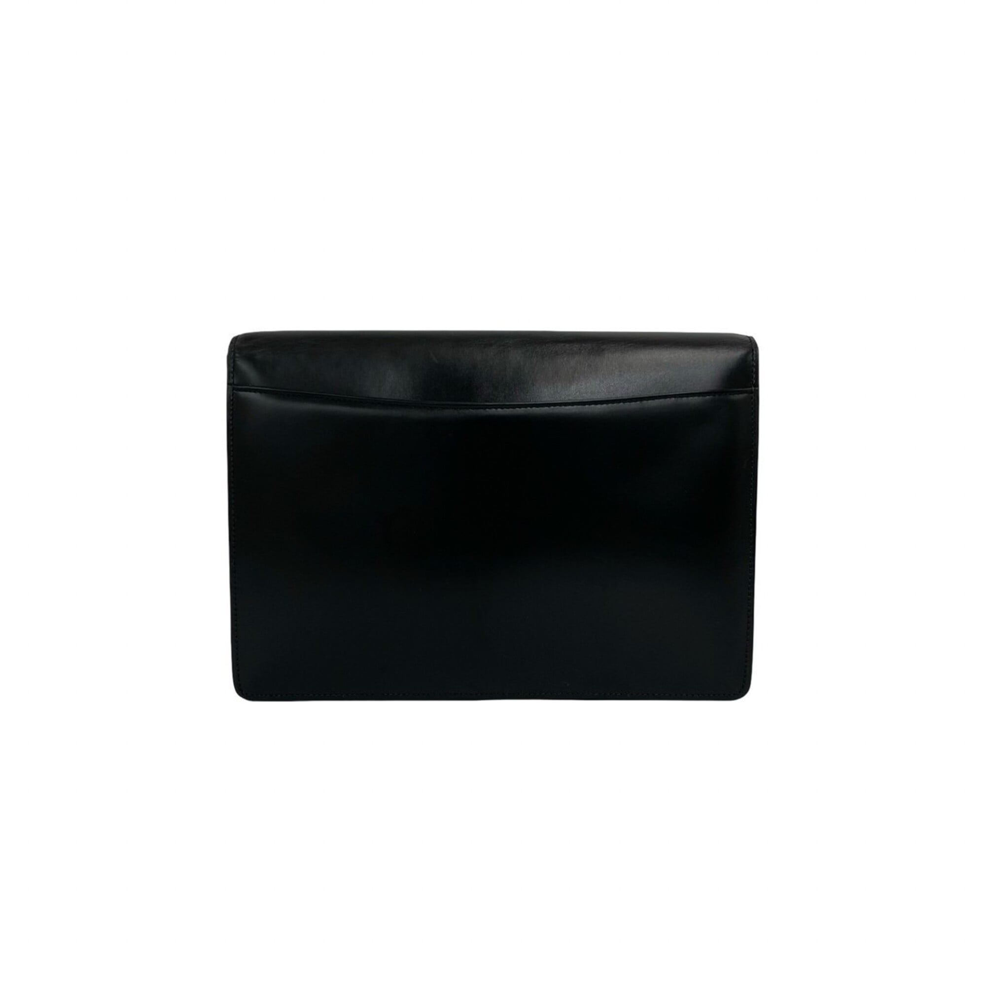 Celine Black Leather Pochette Shoulder Bag (Pre-Owned)