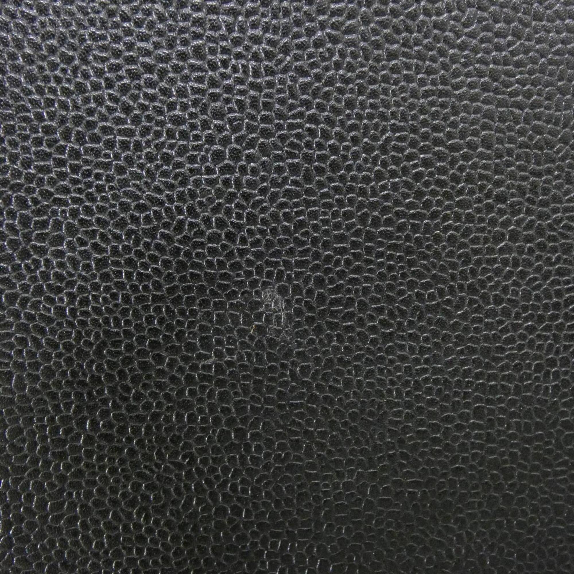 Chanel Black Grained Calfskin Shoulder Bag (Pre-Owned)