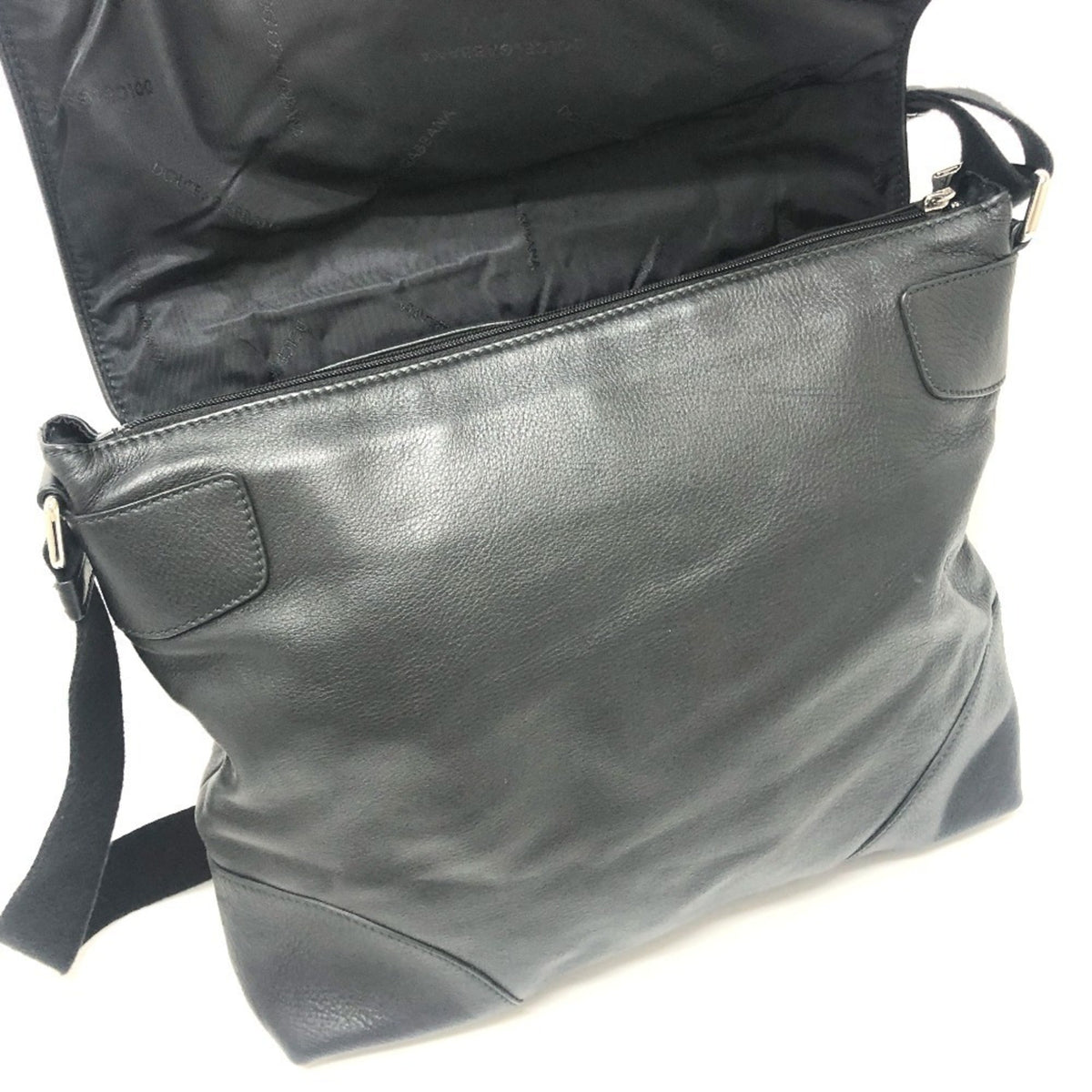Dolce & Gabbana Black Leather Shoulder Bag (Pre-Owned)