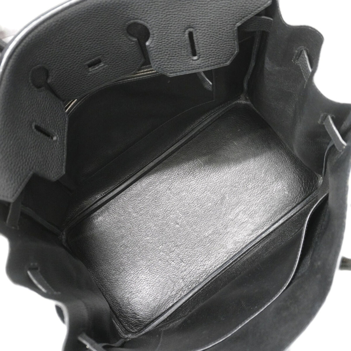 Hermes Black Togo Leather Handbag (Pre-Owned)