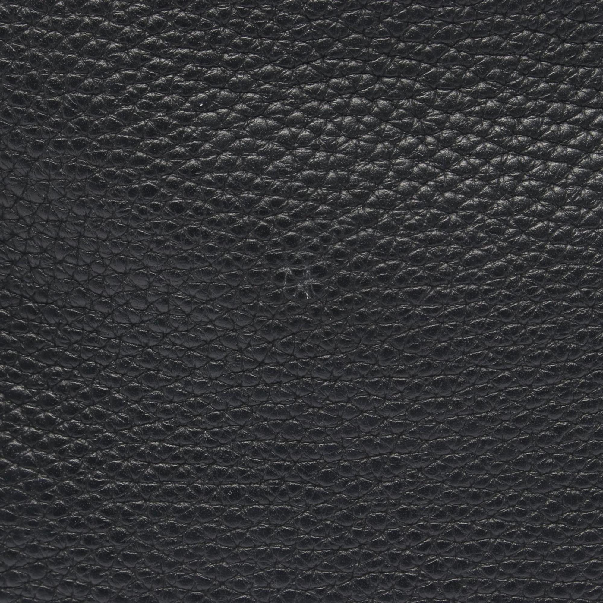 Hermes Black Taurillon Clemence Leather Handbag (Pre-Owned)