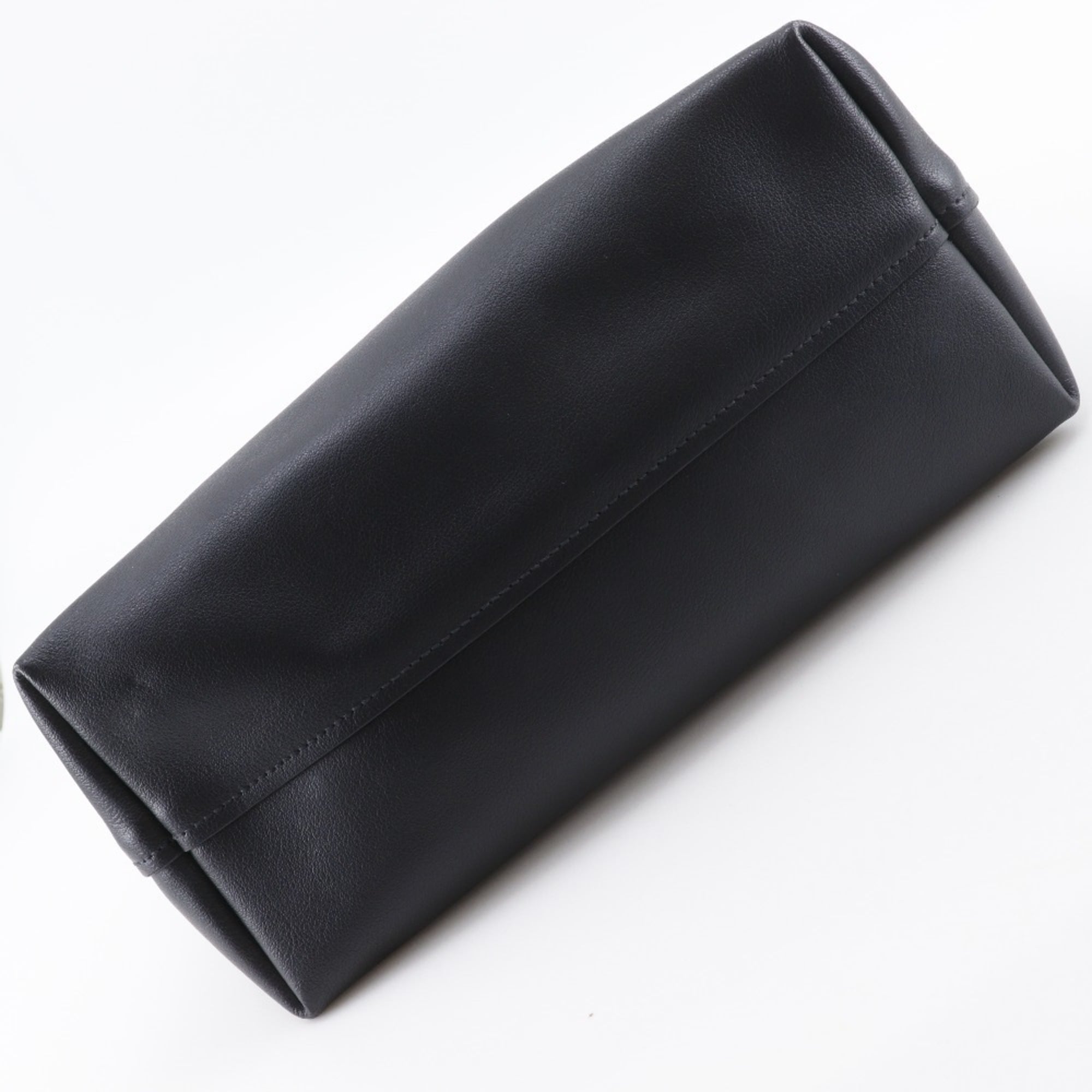 Miu Miu Black Leather Tote Bag (Pre-Owned)