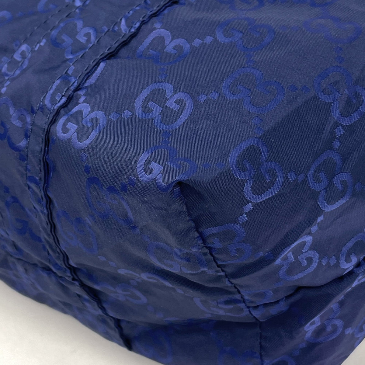 Gucci Blue Nylon Eco-Bag Tote Bag (Pre-Owned)