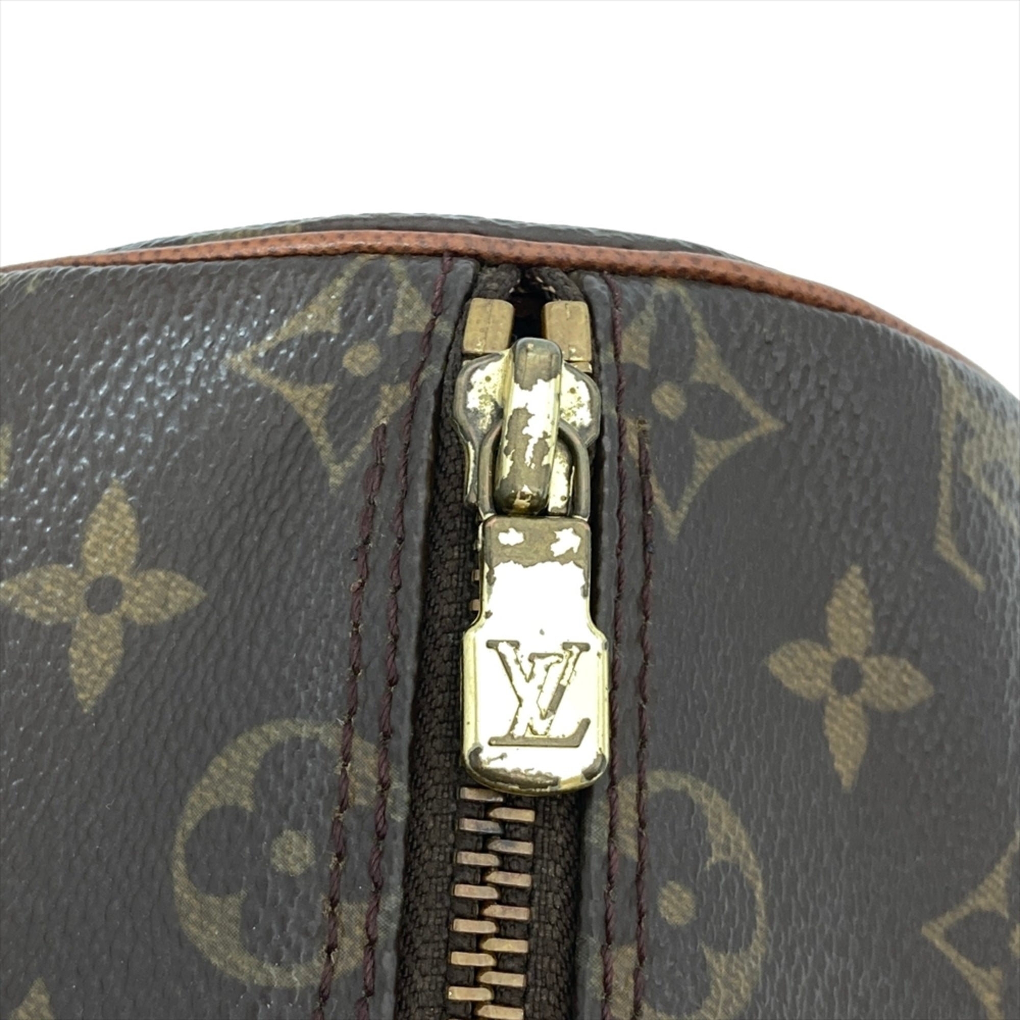Louis Vuitton Brown Monogram Canvas Shoulder Bag (Pre-Owned)