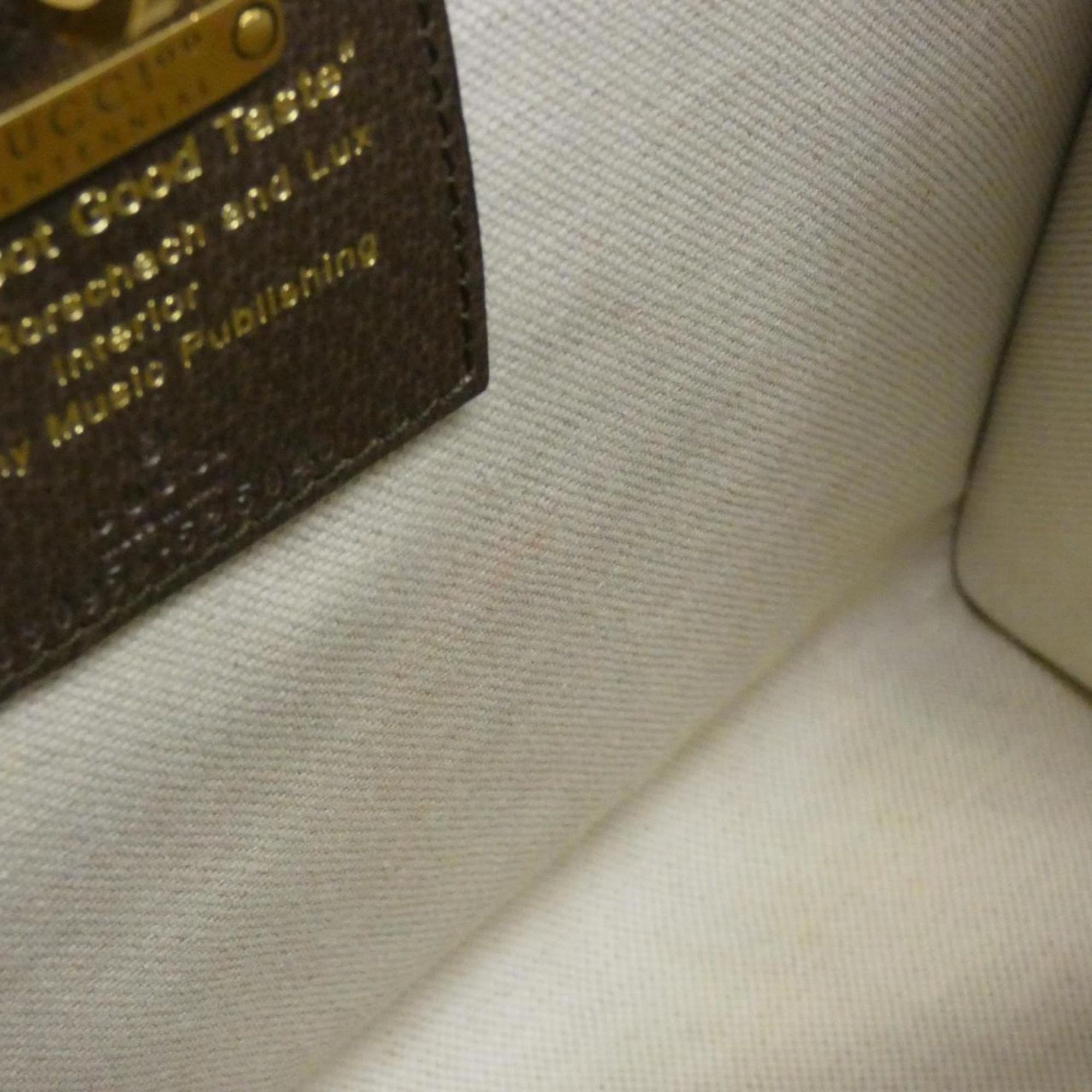 Gucci Brown Leather Handbag (Pre-Owned)