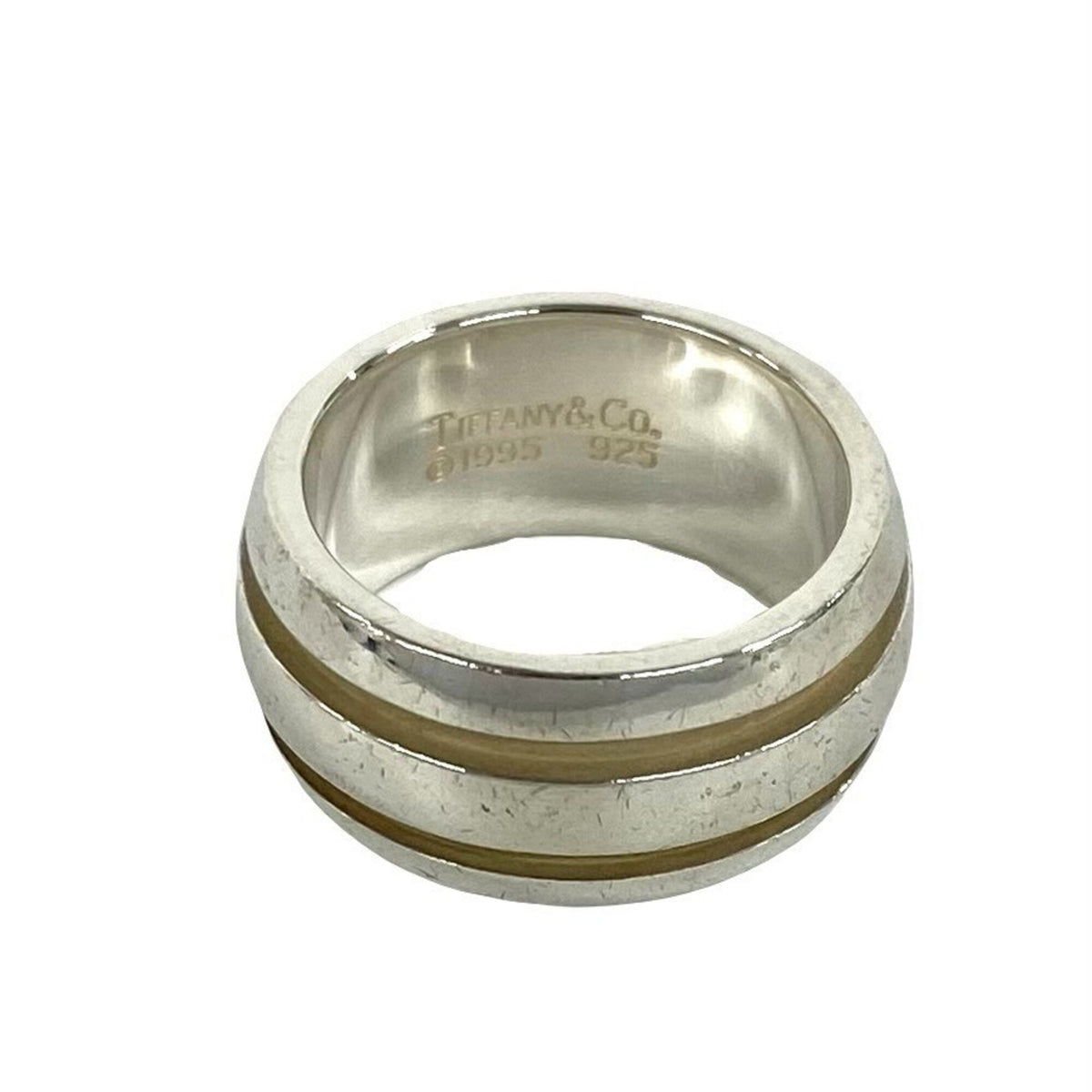 Tiffany Silver Silver 925 Band Ring (Pre-Owned)