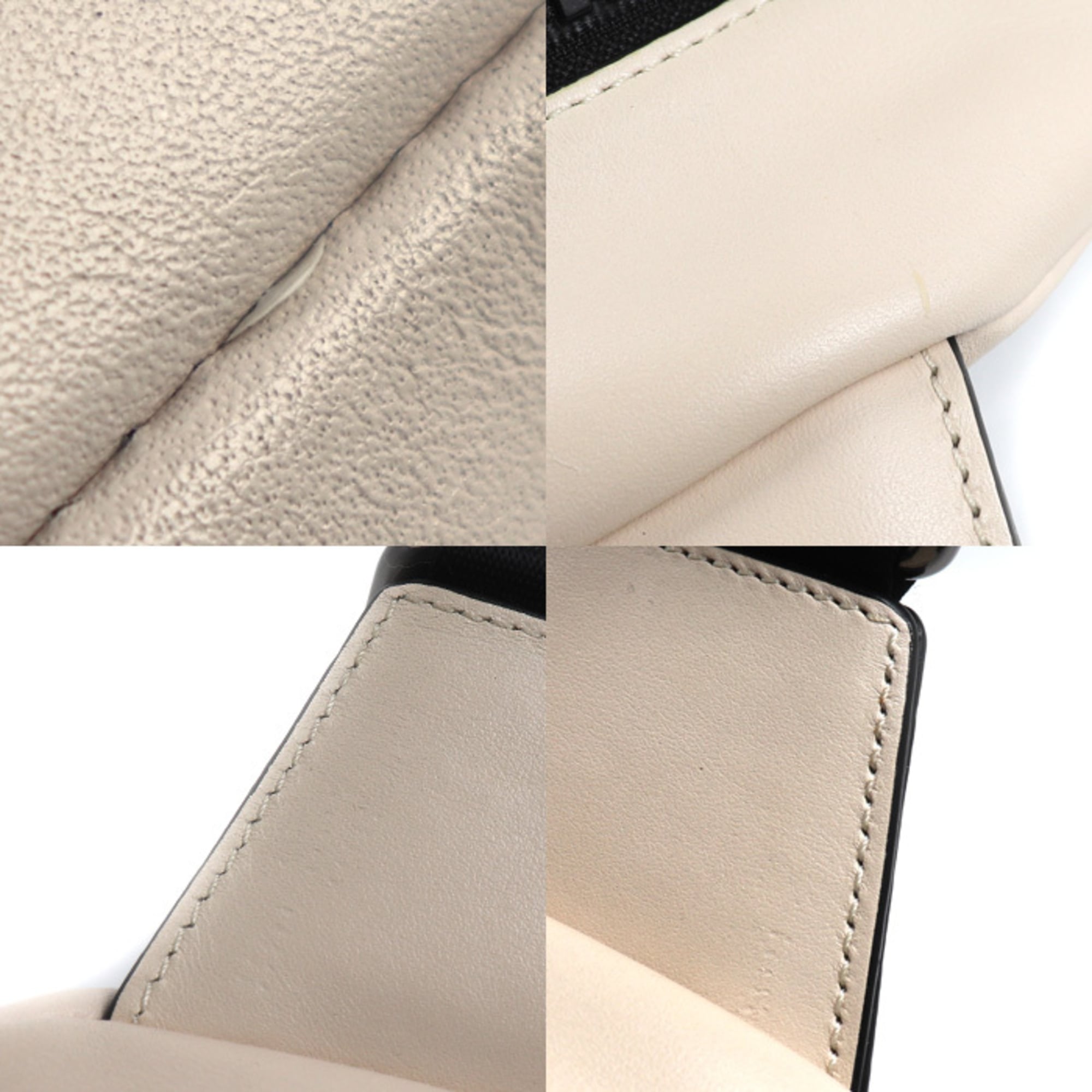 Coach Black Off-White Leather Nylon Sling Bag (Pre-Owned)