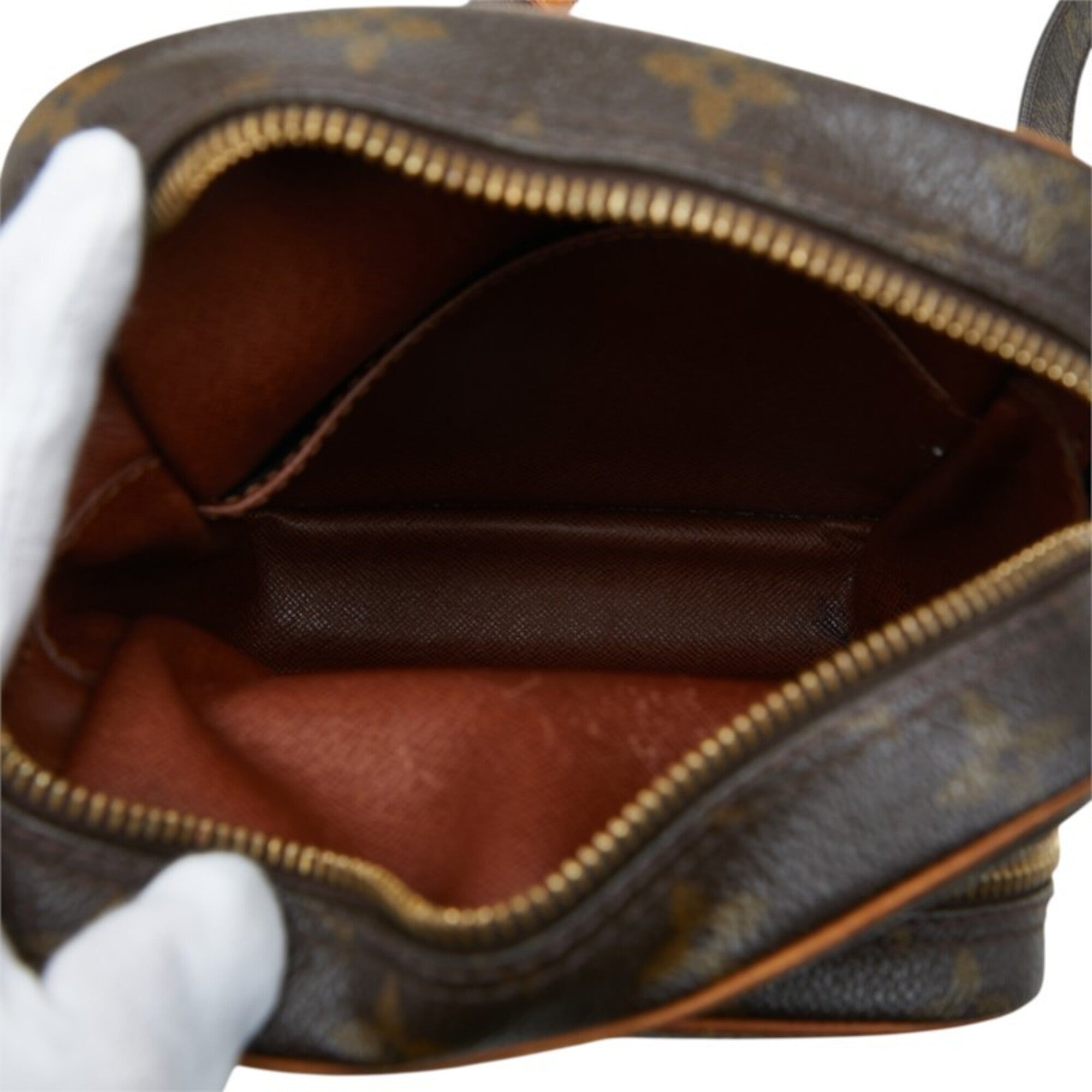 Louis Vuitton Brown Pvc Leather Shoulder Bag (Pre-Owned)