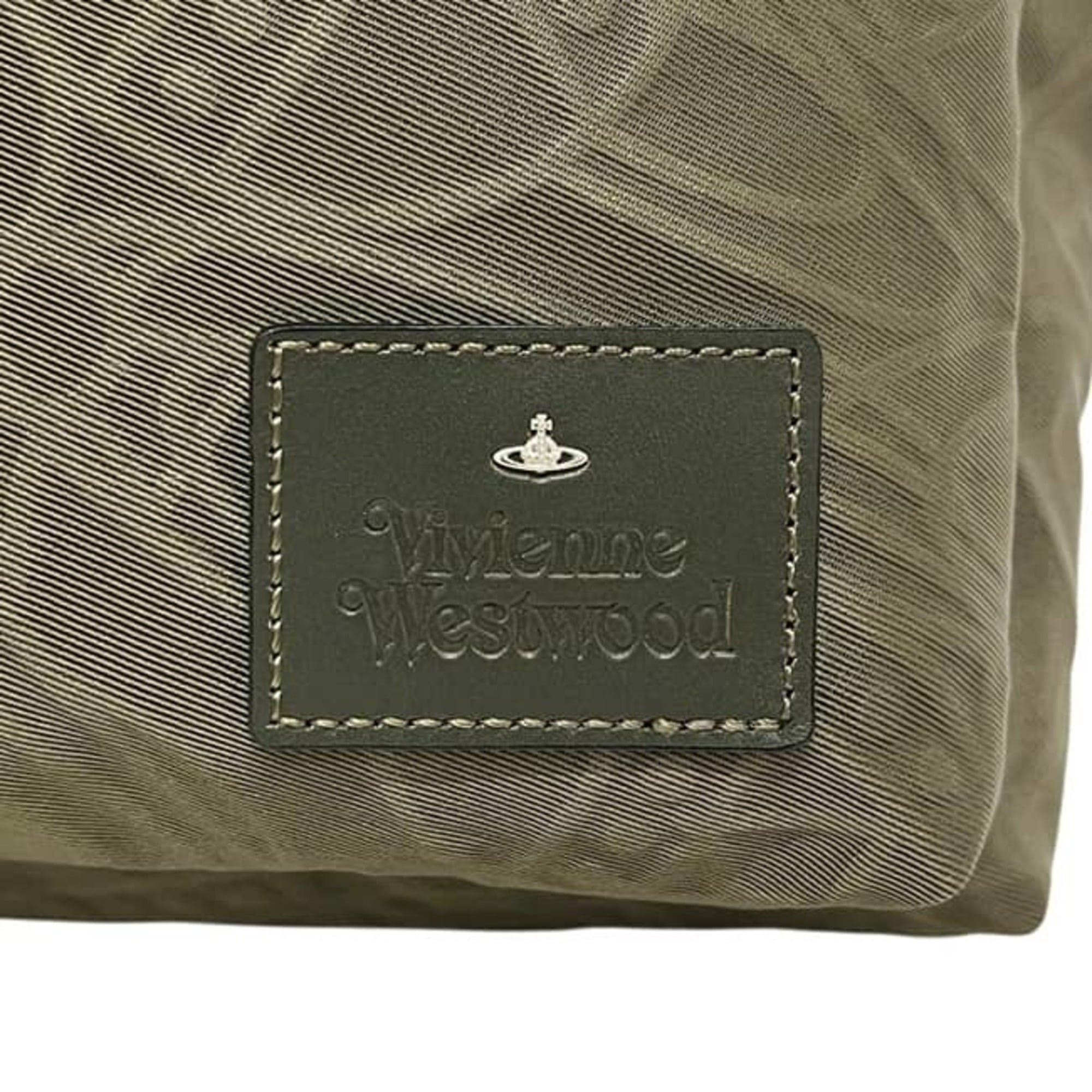 Vivienne Westwood Green Khaki Nylon Backpack (Pre-Owned)