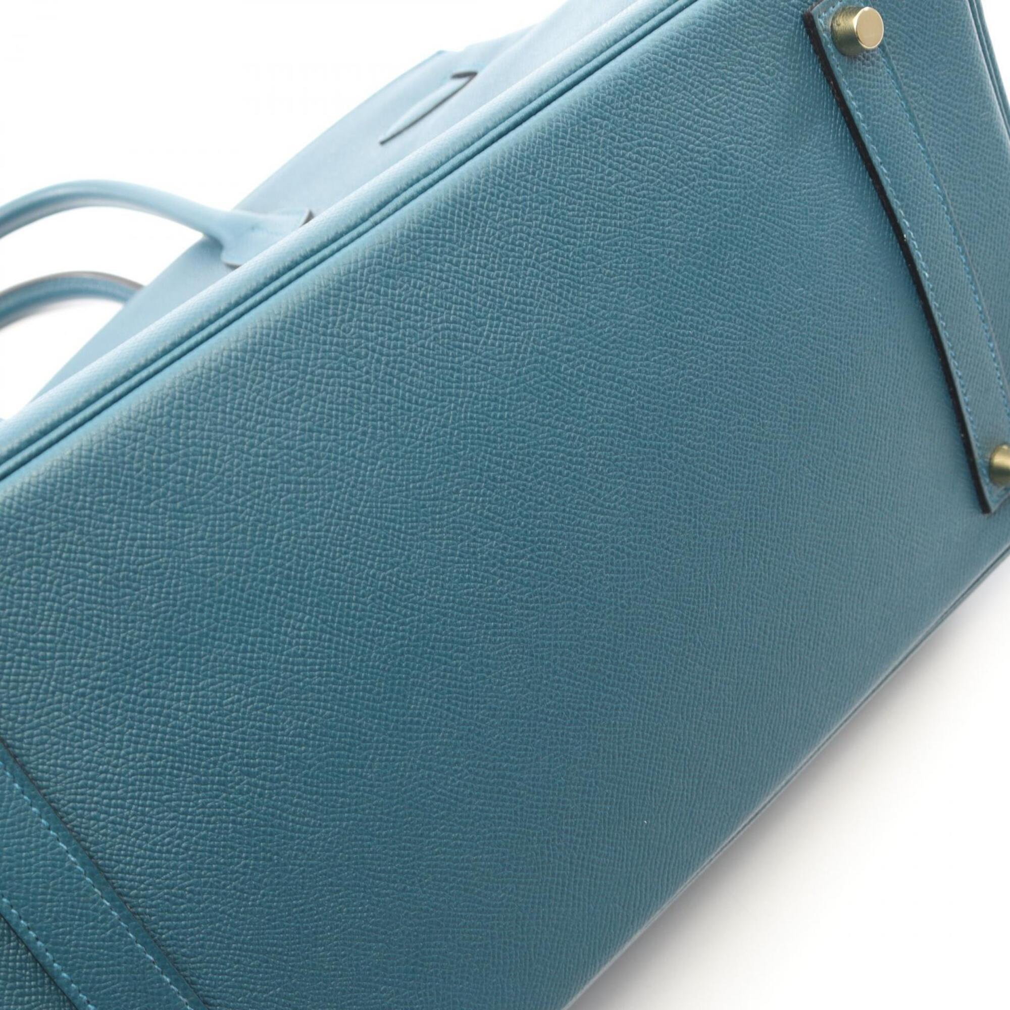 Hermes Green Epsom Leather Leather Handbag (Pre-Owned)