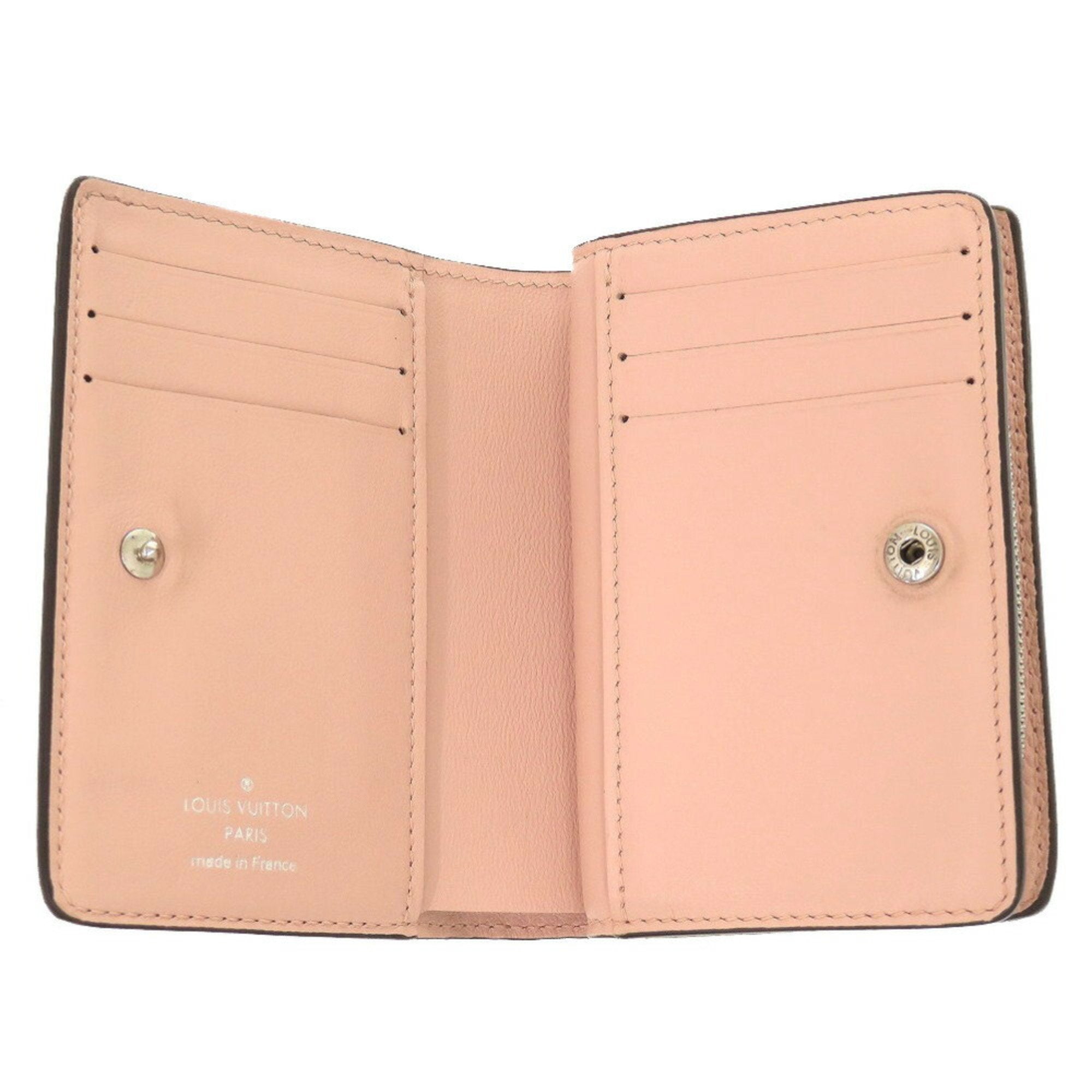 Louis Vuitton Magnolia Pink Mahina Leather Wallet (Bi-Fold) (Pre-Owned)