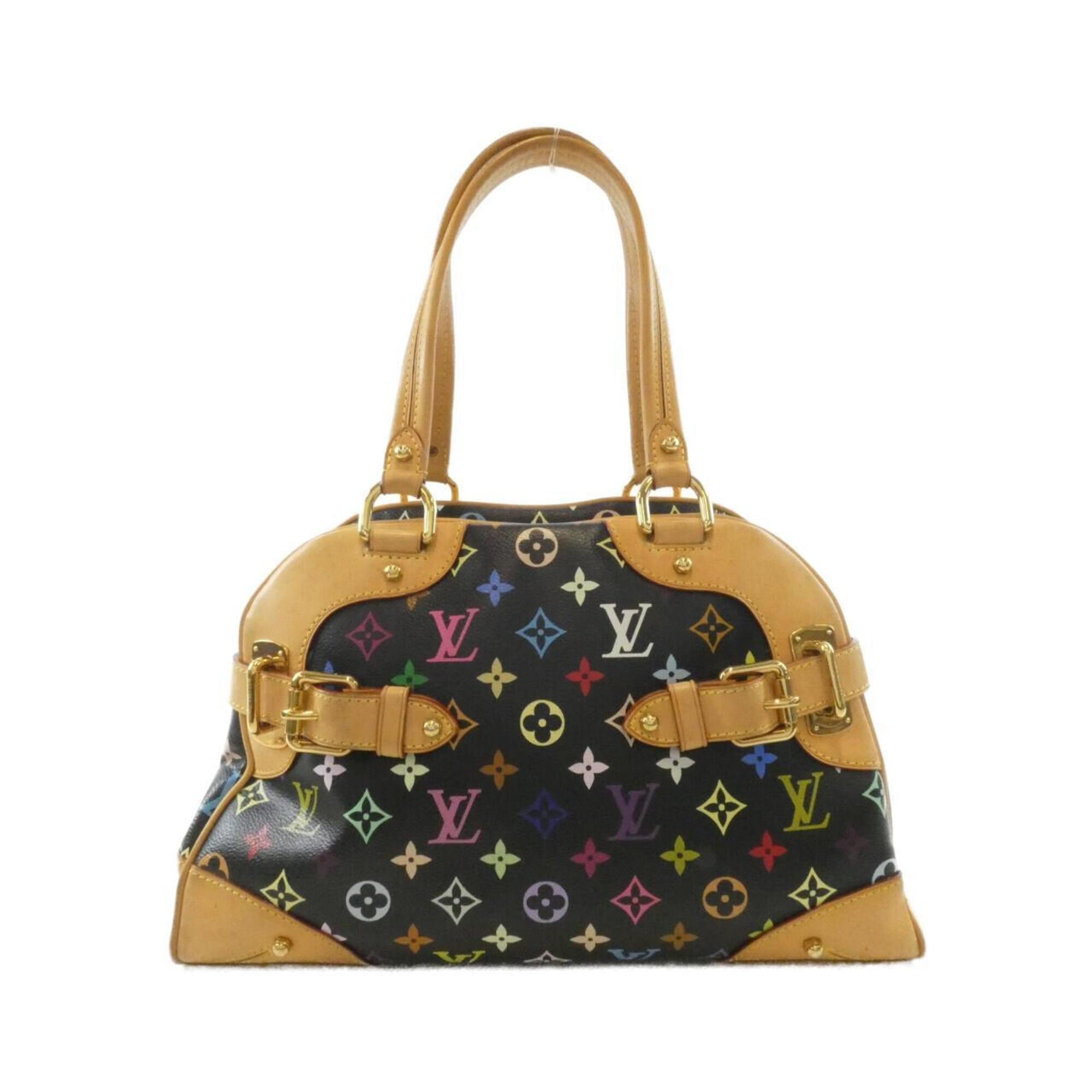 Louis Vuitton Black Coated Canvas Shoulder Bag (Pre-Owned)