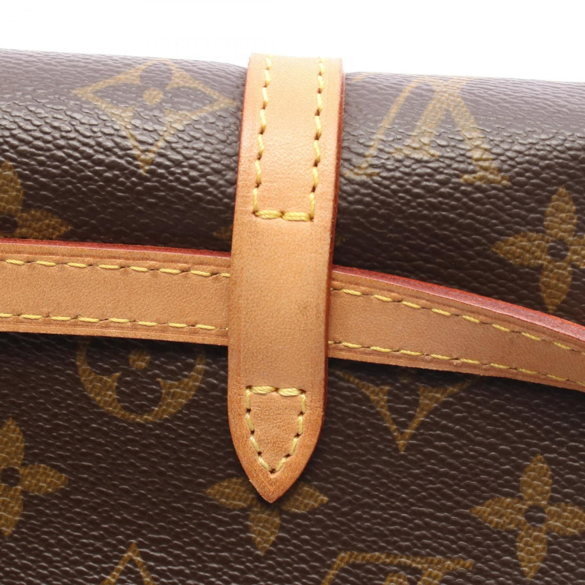 Louis Vuitton Brown Monogram Monogram Leather Fanny Pack Pochette (Pre-Owned)