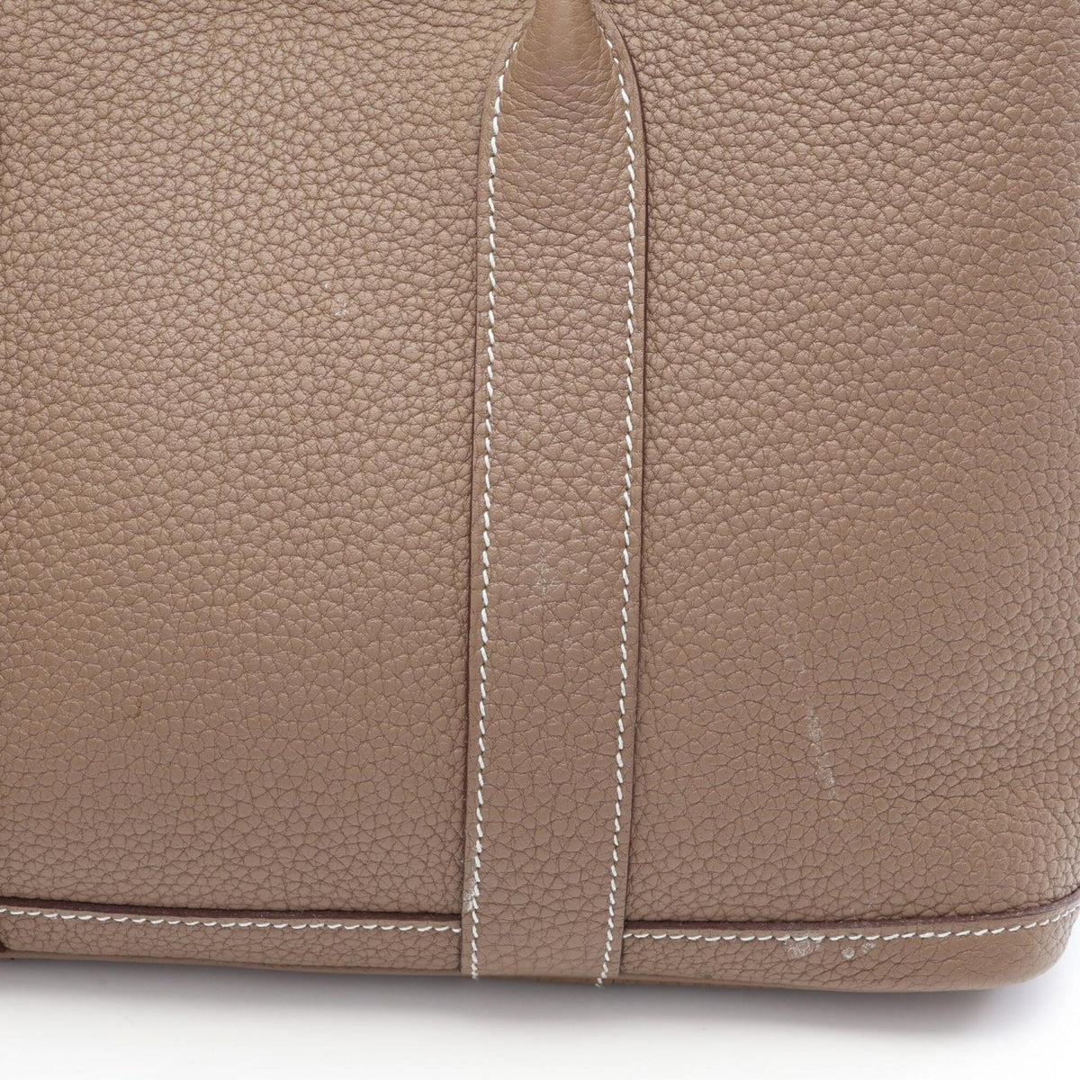 Hermes Gray Negonda Leather Handbag Tote Bag (Pre-Owned)