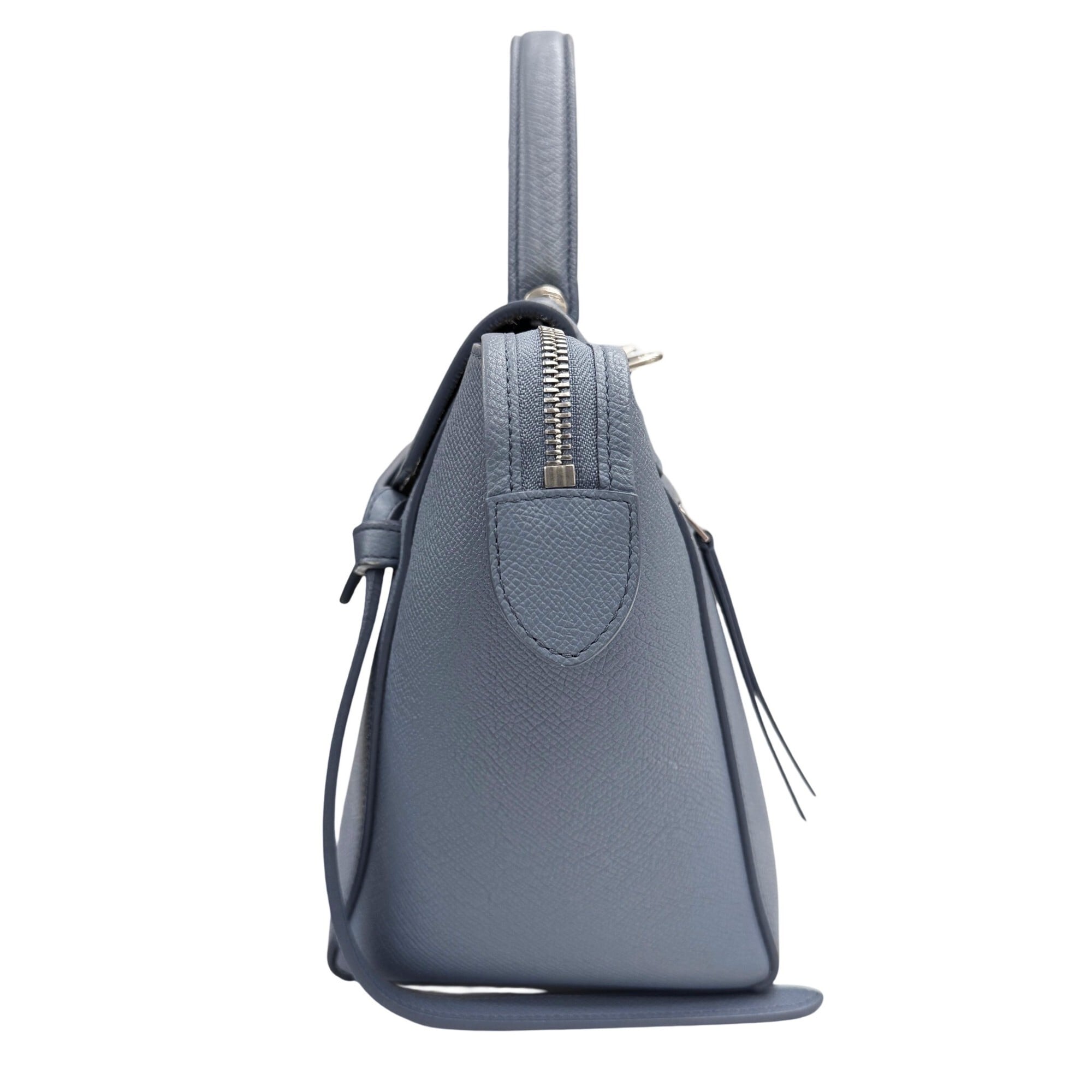 Celine Blue Leather Handbag Shoulder Bag (Pre-Owned)