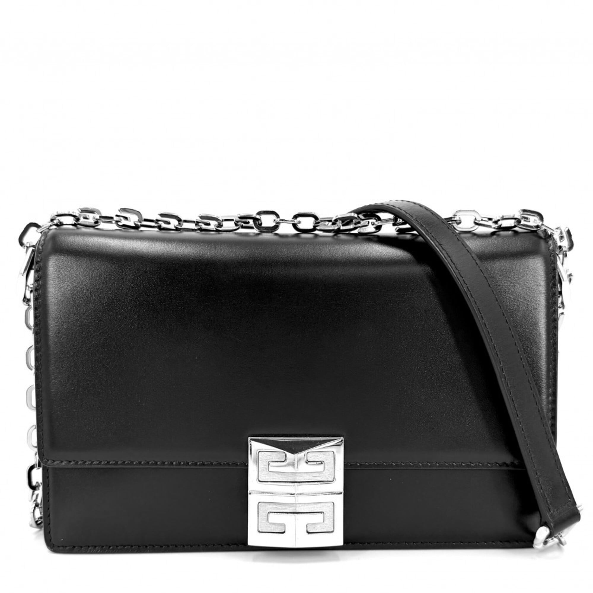 Givenchy Black Leather Shoulder Bag (Pre-Owned)