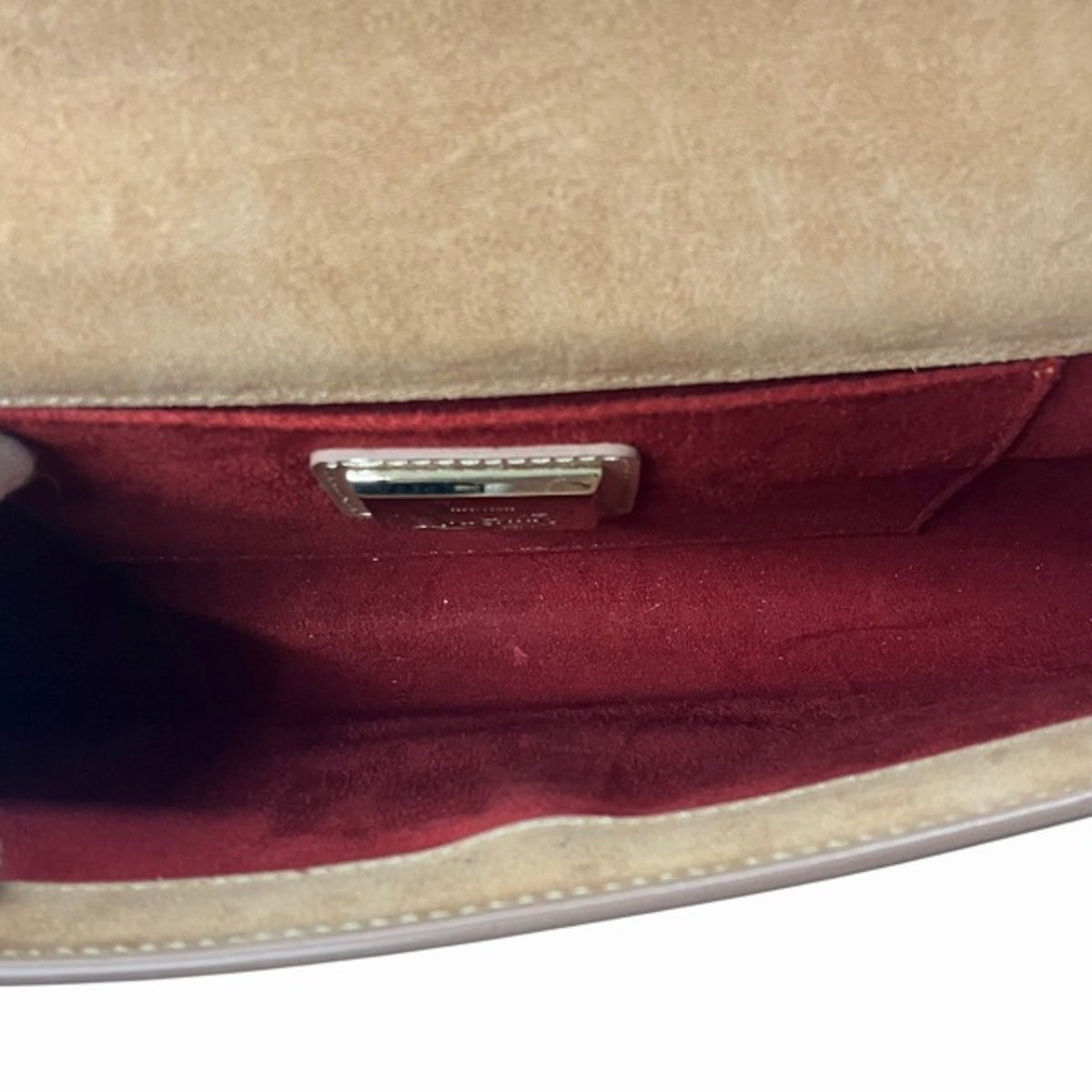 Christian Louboutin Beige Patent Leather Shoulder Bag (Pre-Owned)
