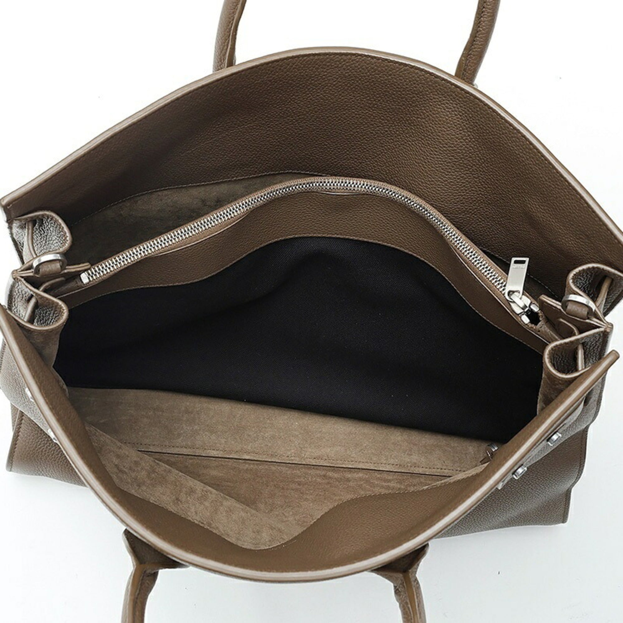 Saint Laurent Brown Leather Handbag (Pre-Owned)