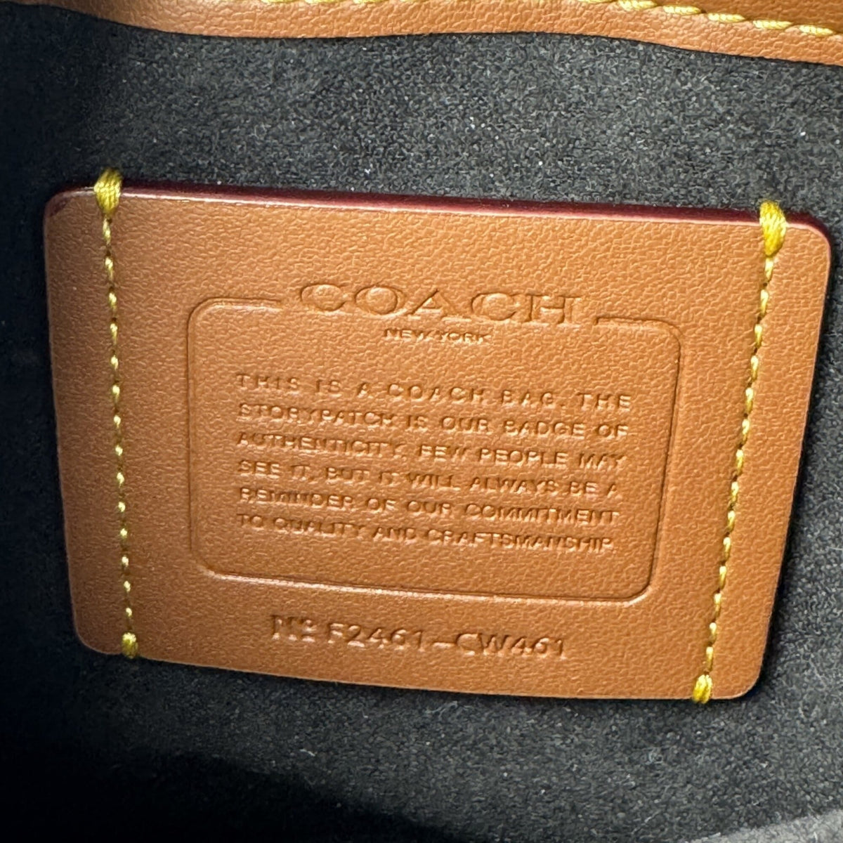 Coach Dark Brown Leather Shoulder Bag (Pre-Owned)