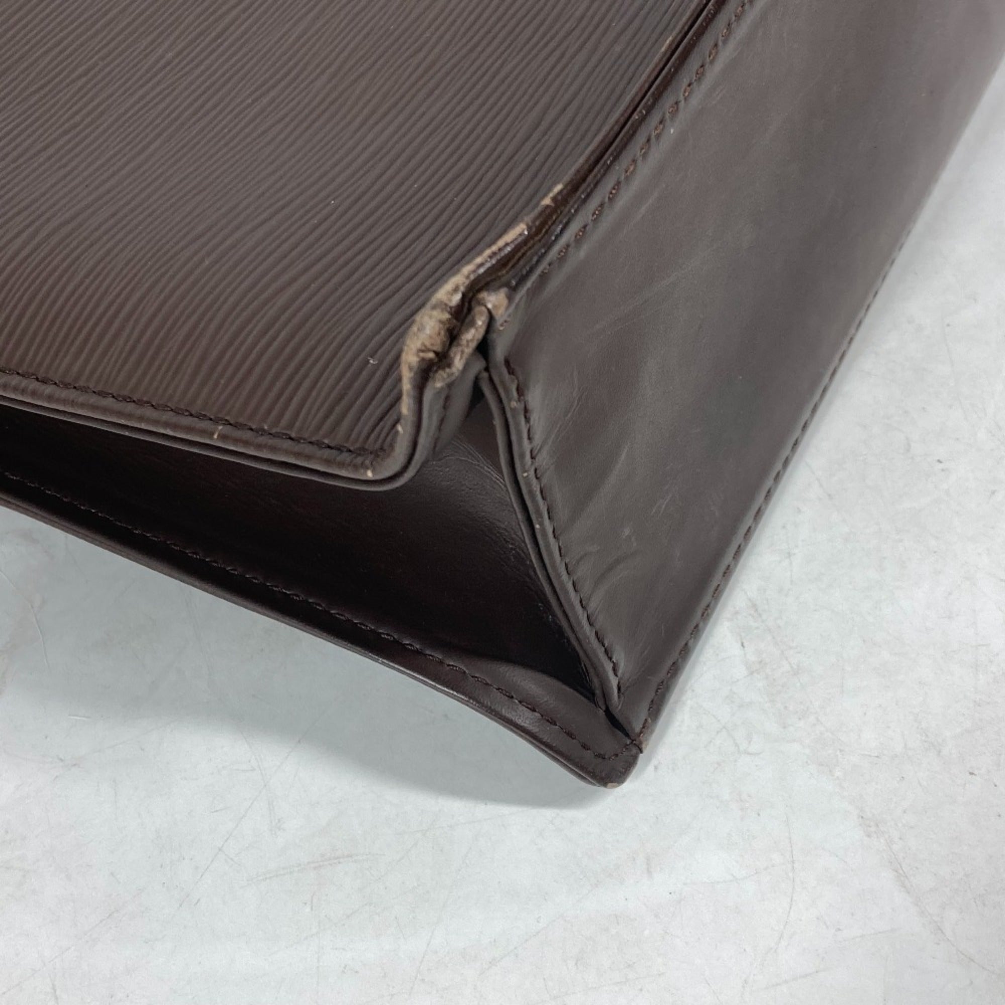 Louis Vuitton Brown Epi Leather Handbag (Pre-Owned)