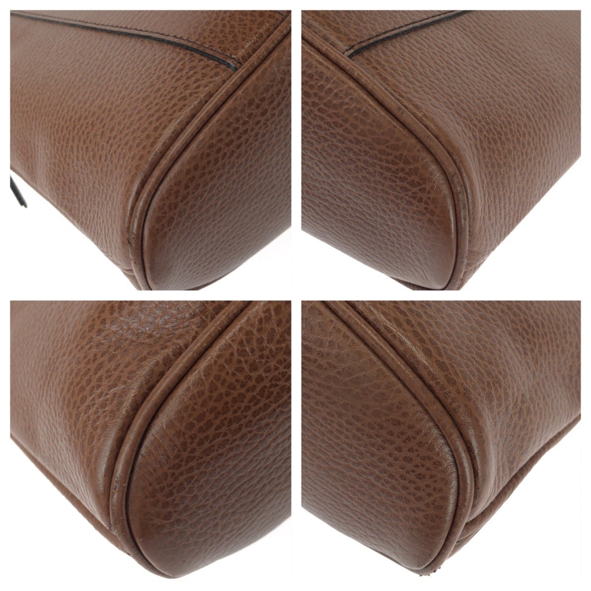 Christian Dior Brown Leather Shoulder Bag (Pre-Owned)