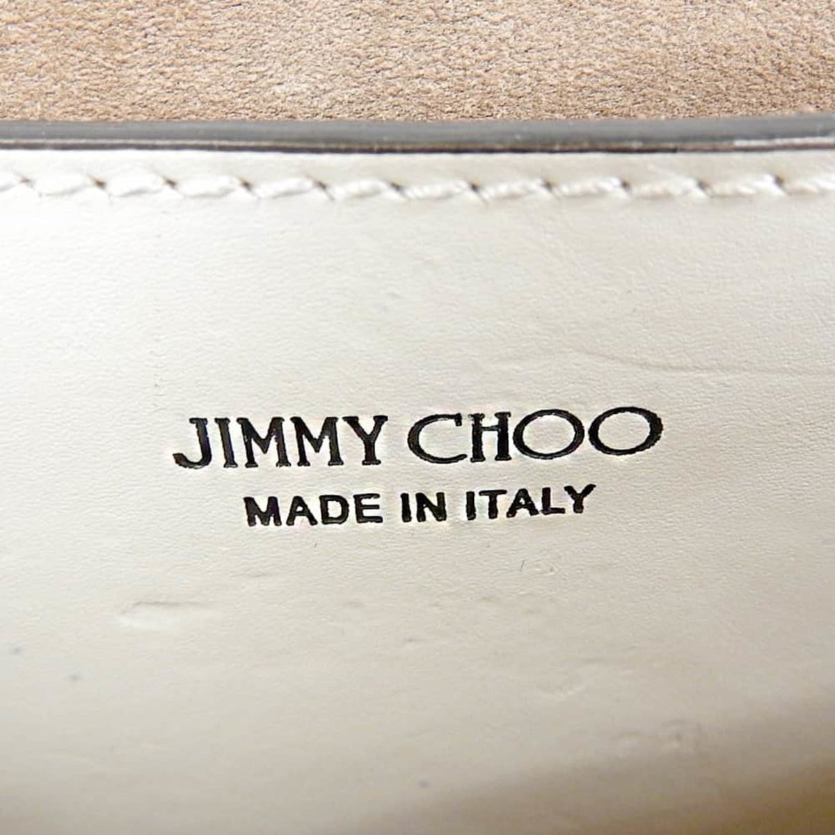 Jimmy Choo White Leather Shoulder Bag (Pre-Owned)