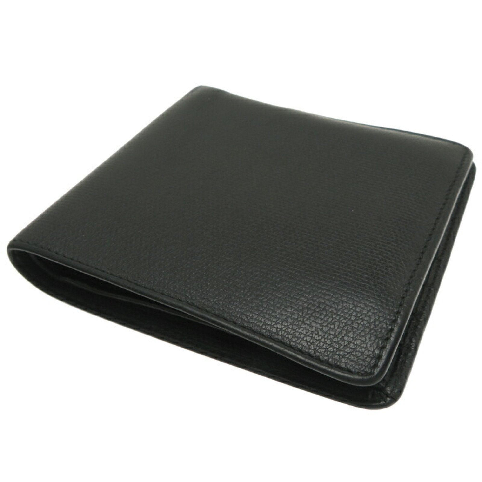Chanel Black Leather Wallet (Bi-Fold) (Pre-Owned)