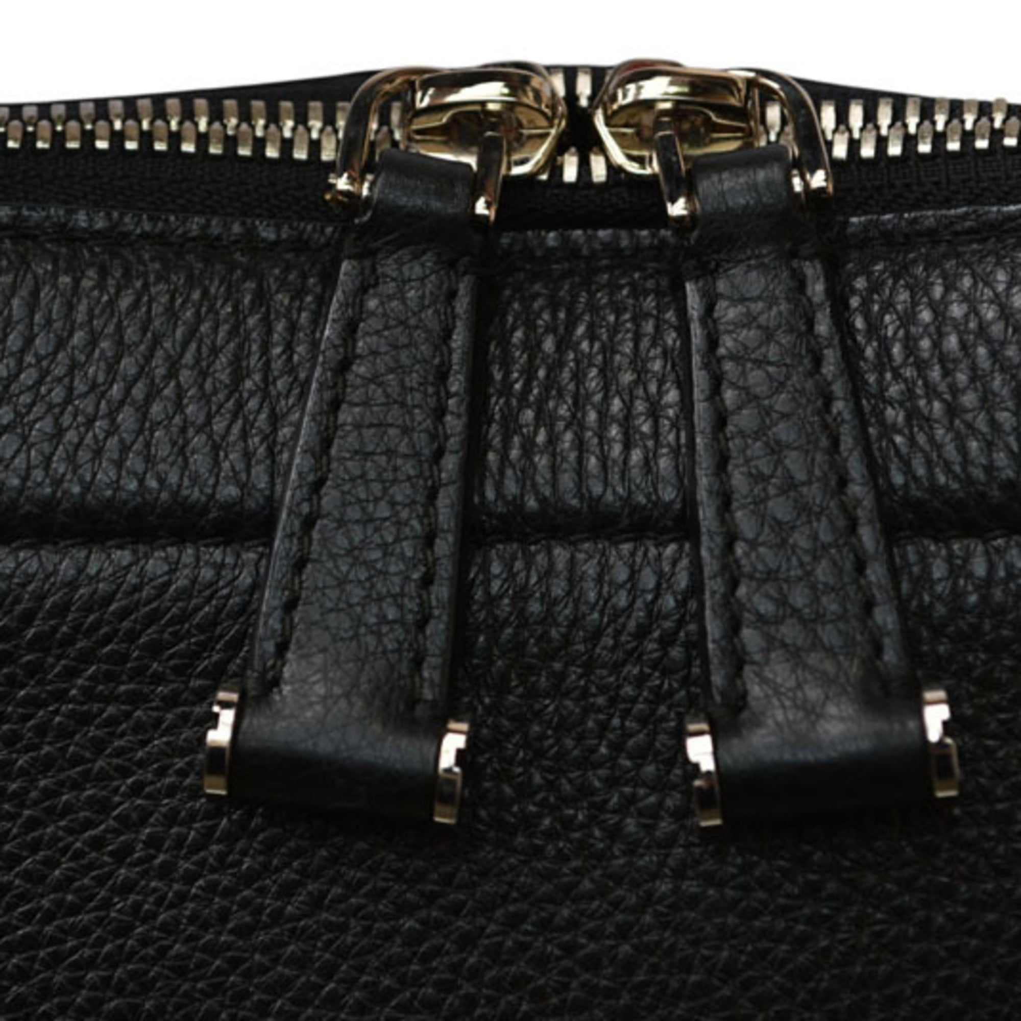 Bally Black Leather Shoulder Bag Tote Bag (Pre-Owned)