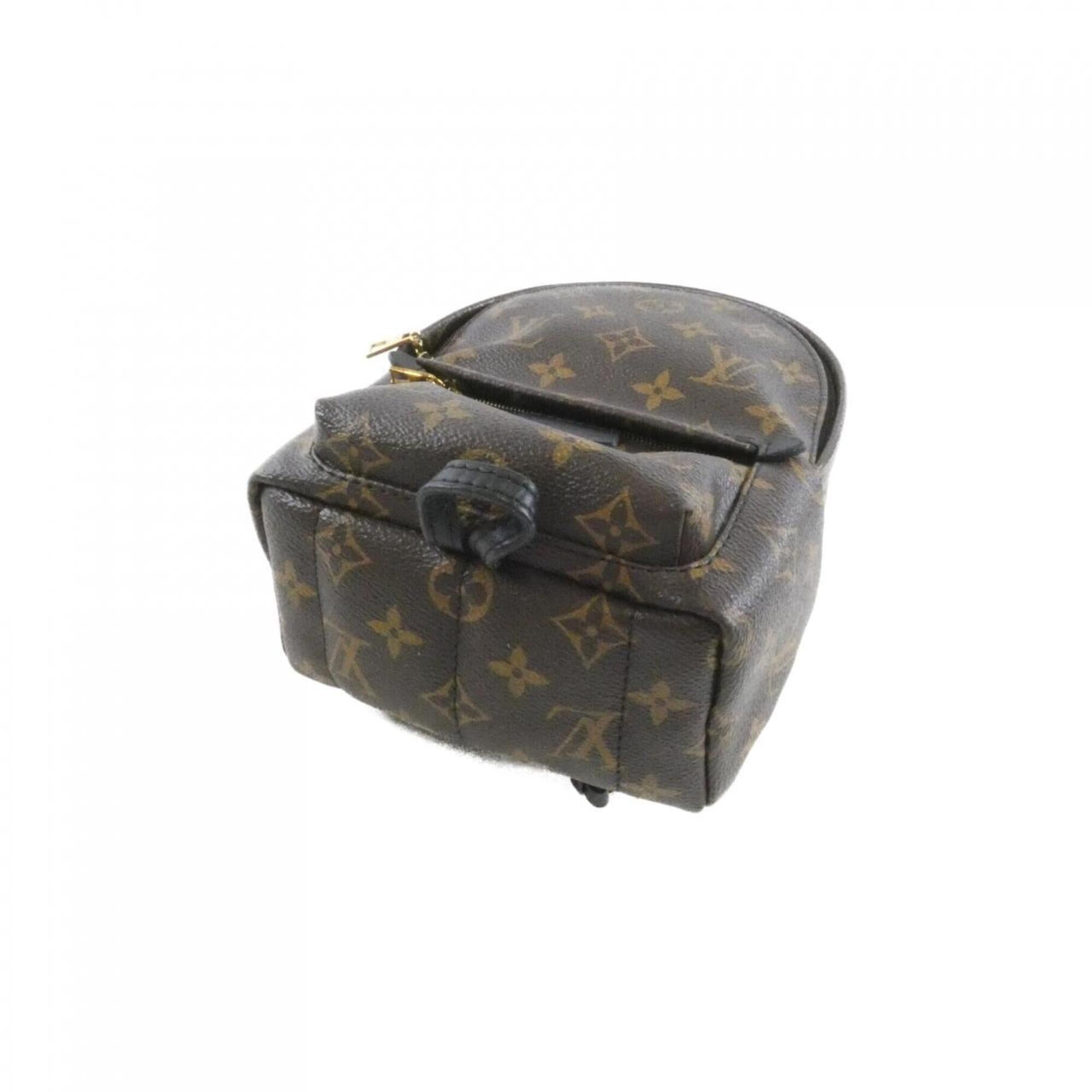 Louis Vuitton Marron Coated Canvas Backpack (Pre-Owned)