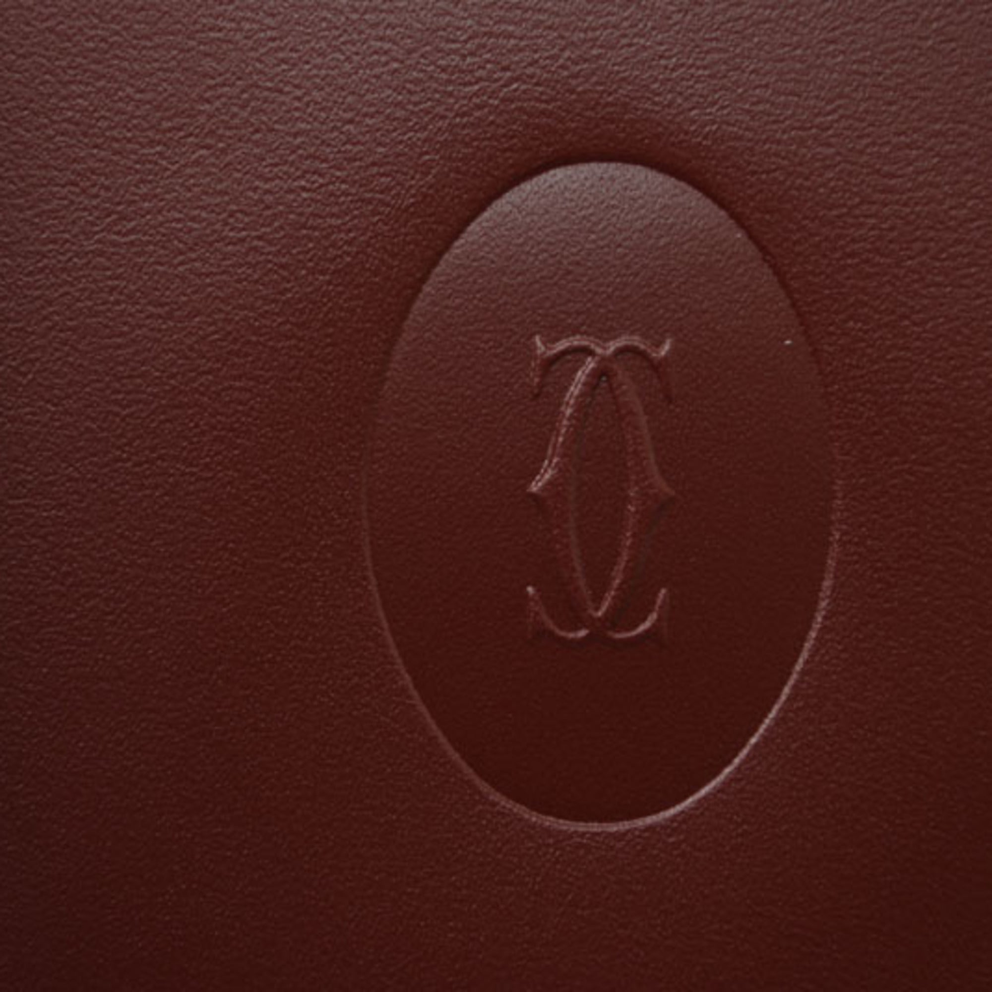 Cartier Must Bordeaux Wallet (Bi-Fold) (Pre-Owned)