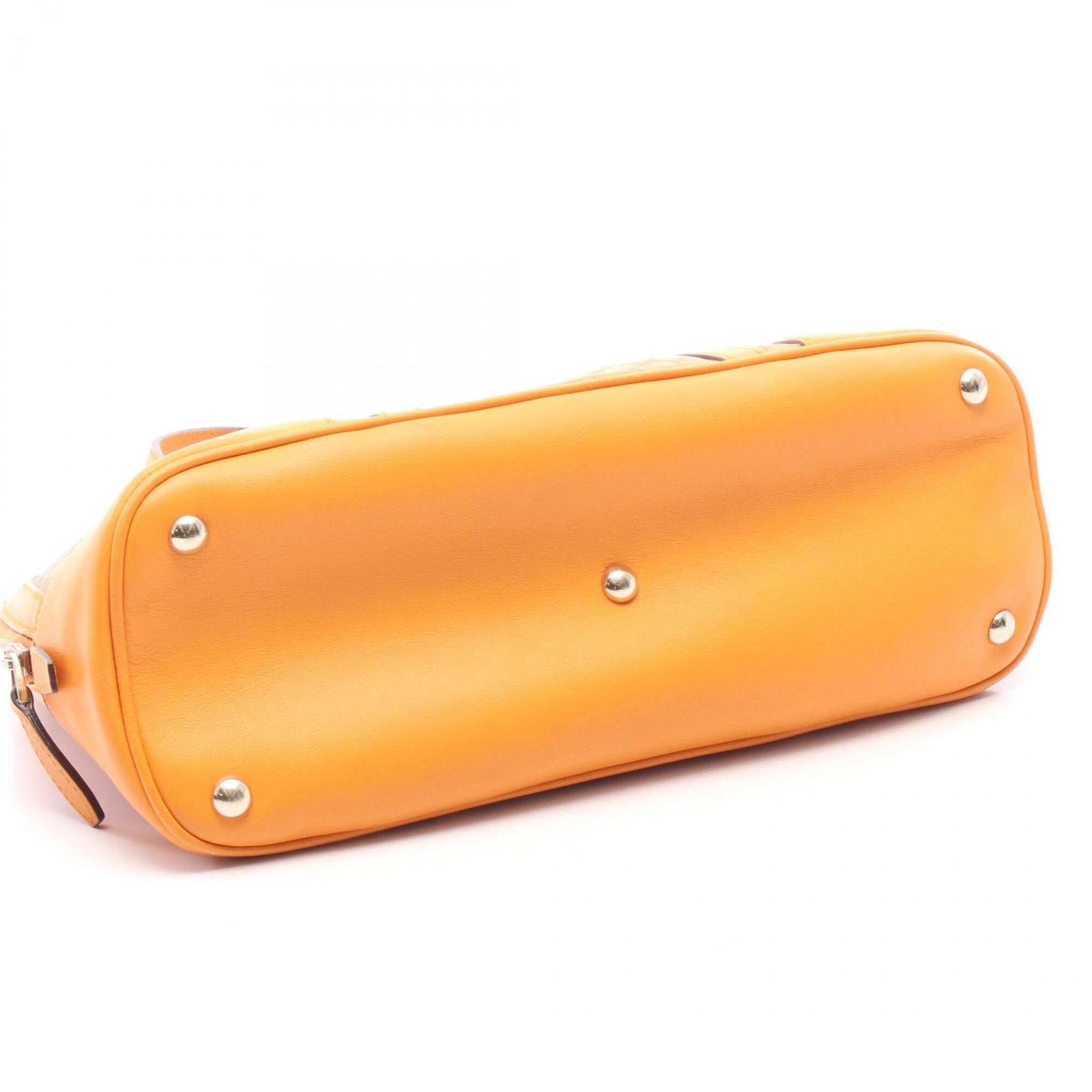 Gucci Orange Leather Handbag (Pre-Owned)