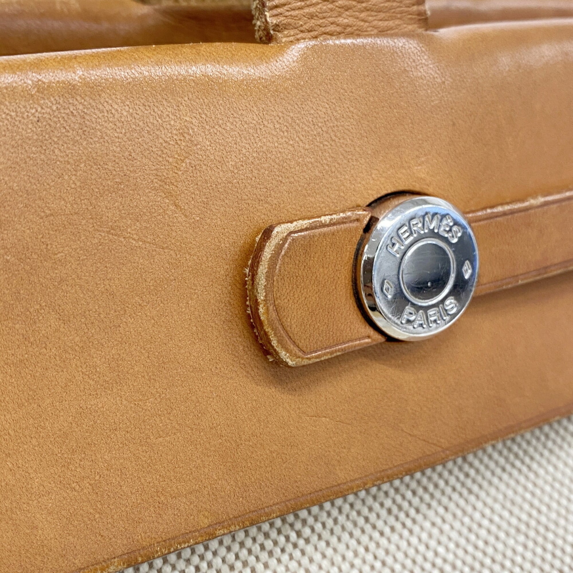 Hermes Natural Toile H Tote Bag (Pre-Owned)