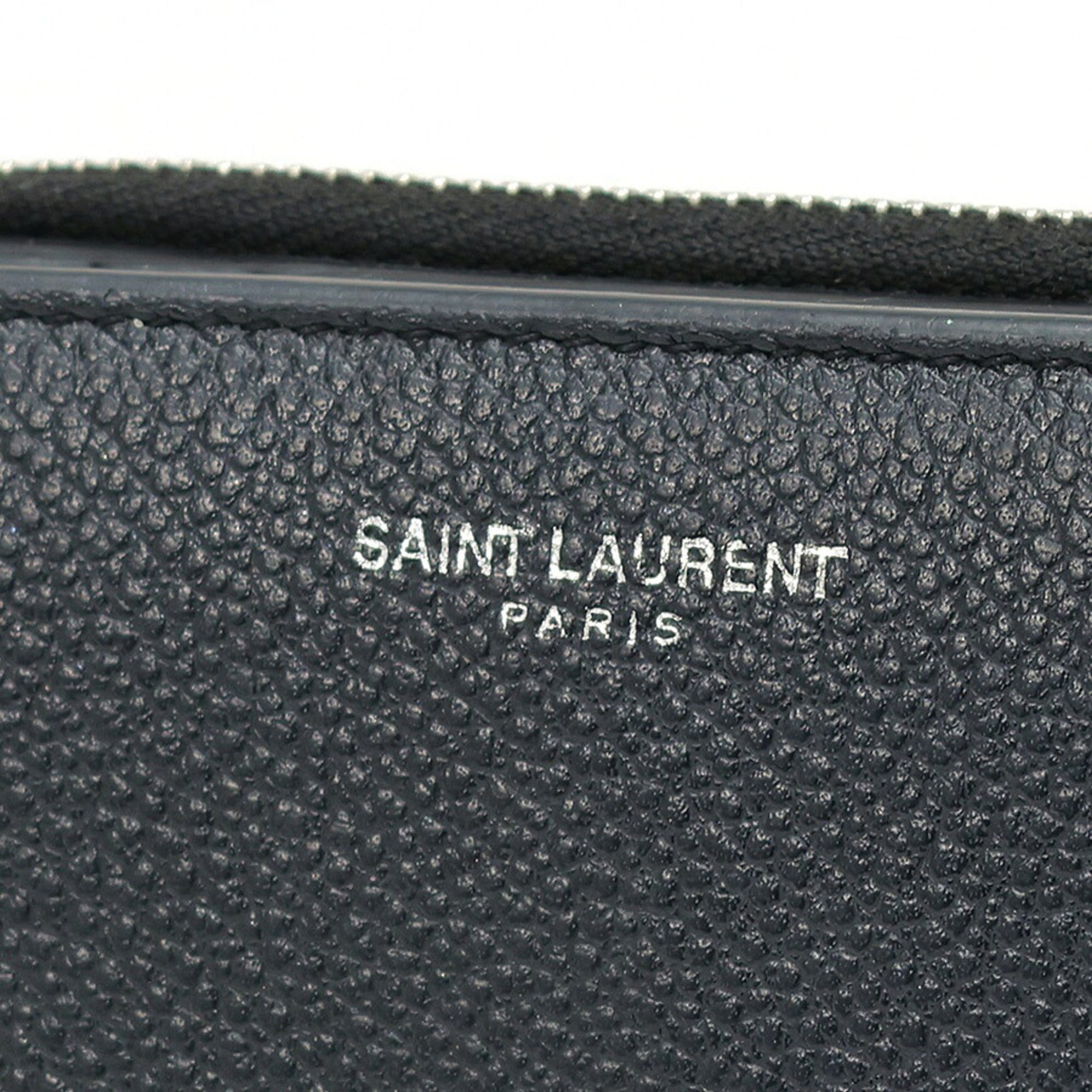 Saint Laurent Black Leather Wallet (Bi-Fold) (Pre-Owned)