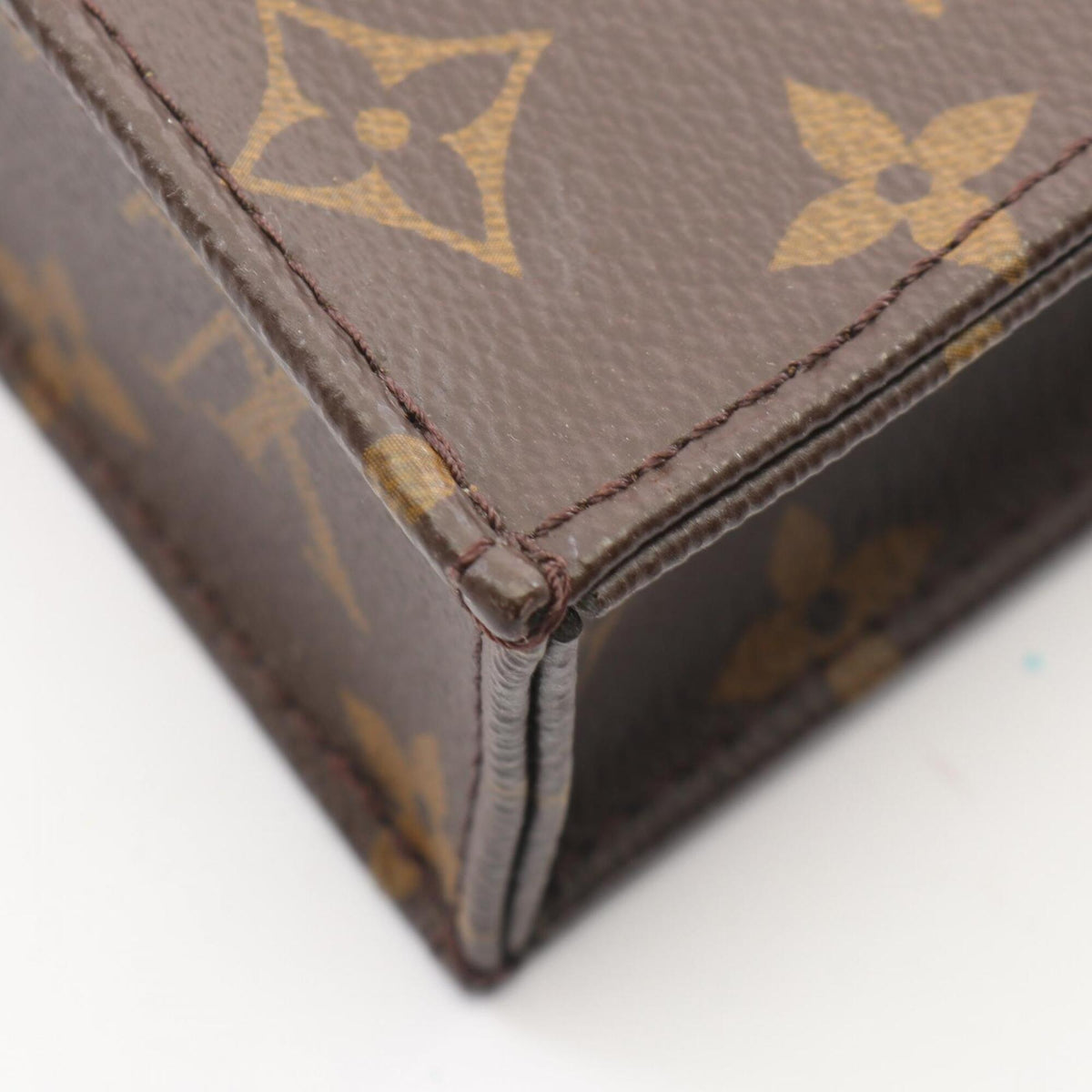 Louis Vuitton Brown Monogram Coated Canvas Handbag (Pre-Owned)