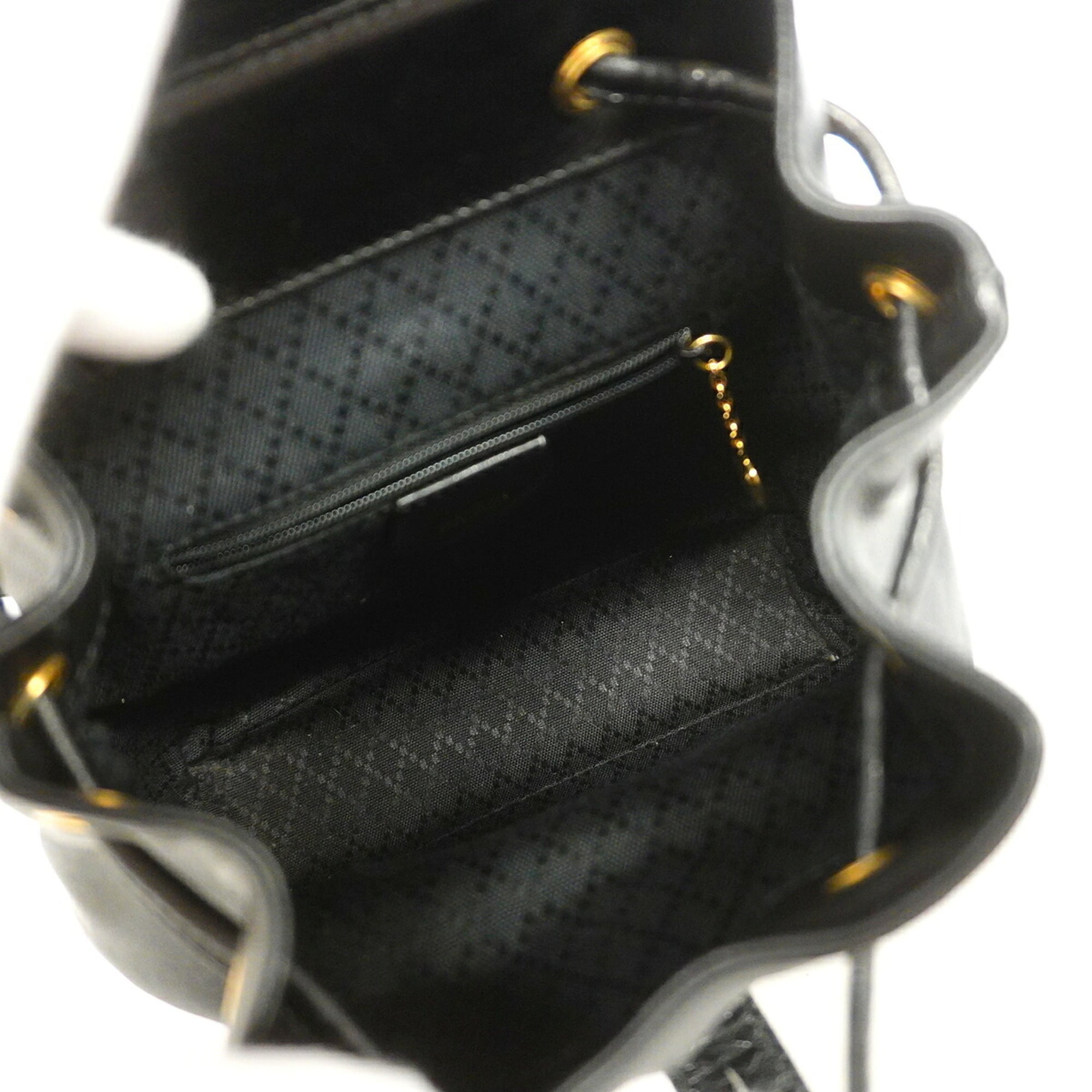 Gucci Black Leather Backpack (Pre-Owned)