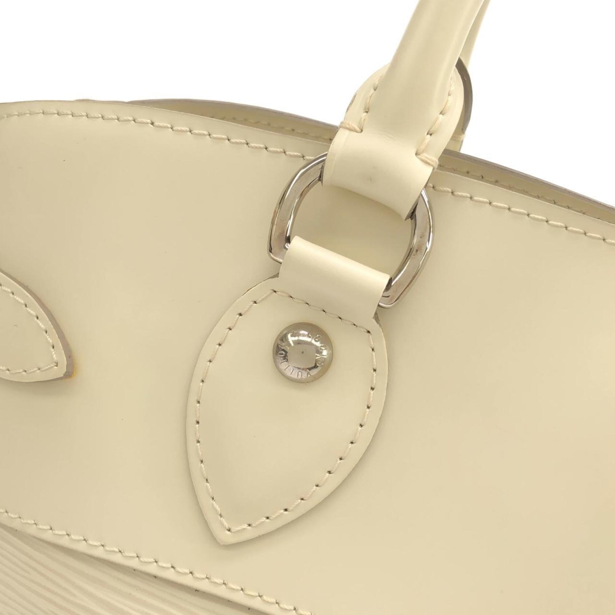 Louis Vuitton Lv Off White Leather Handbag (Pre-Owned)