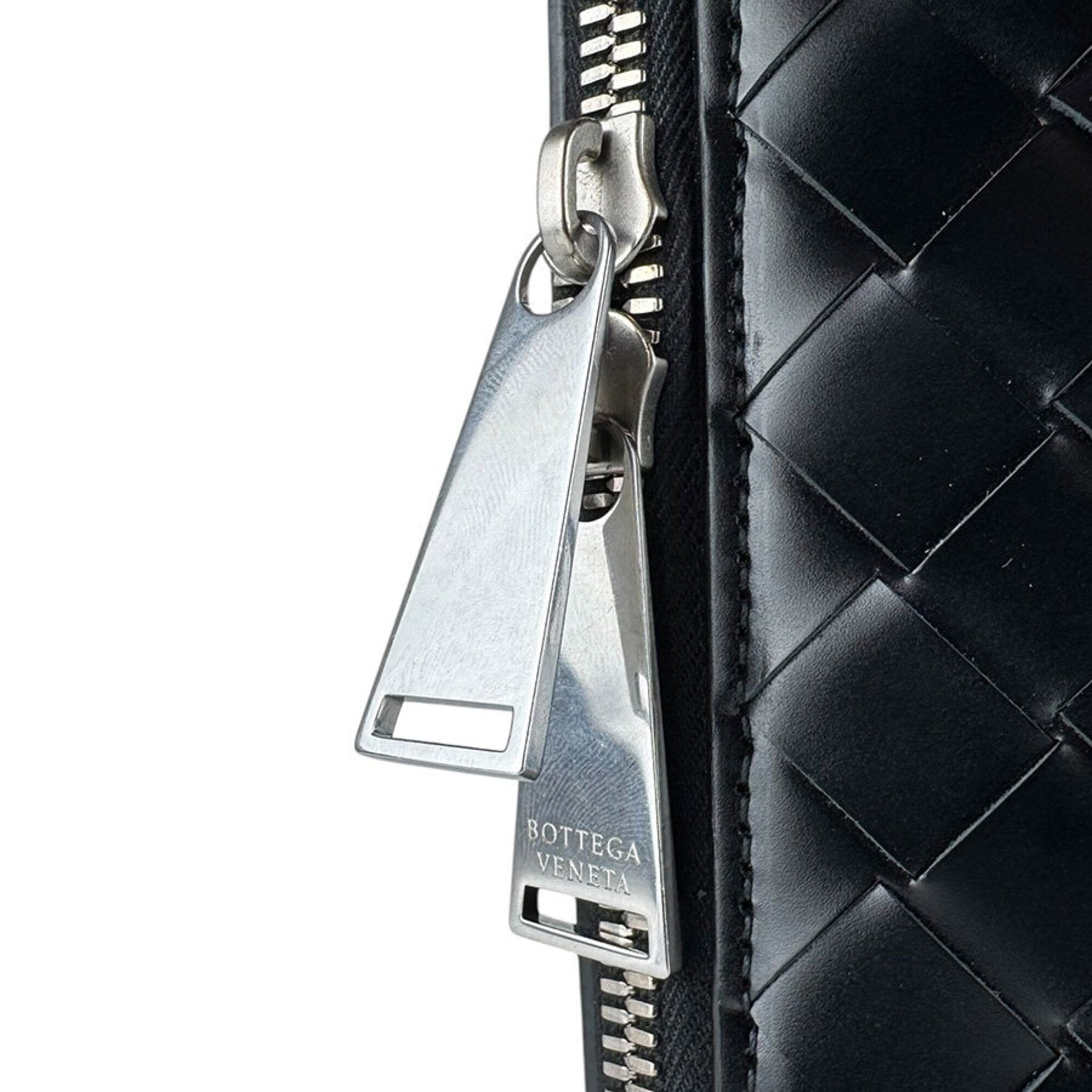 Bottega Veneta Black Leather Shoulder Bag (Pre-Owned)