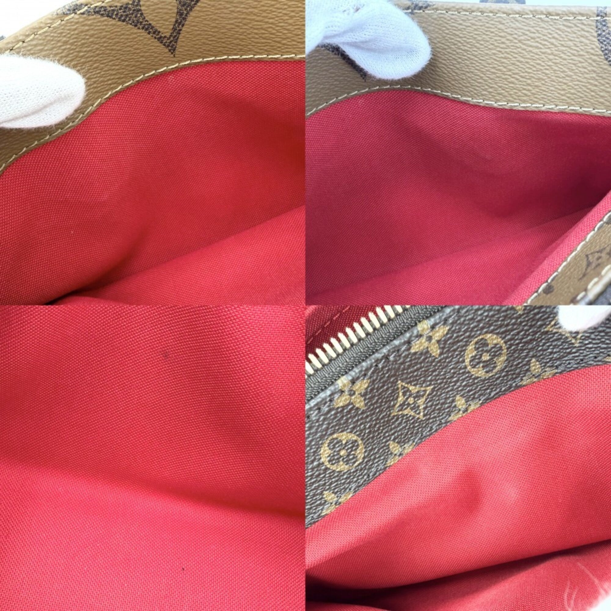 Louis Vuitton Brown Monogram Monogram Reverse Monogram Reverse Monogram Handbag Shoulder Bag (Pre-Owned)