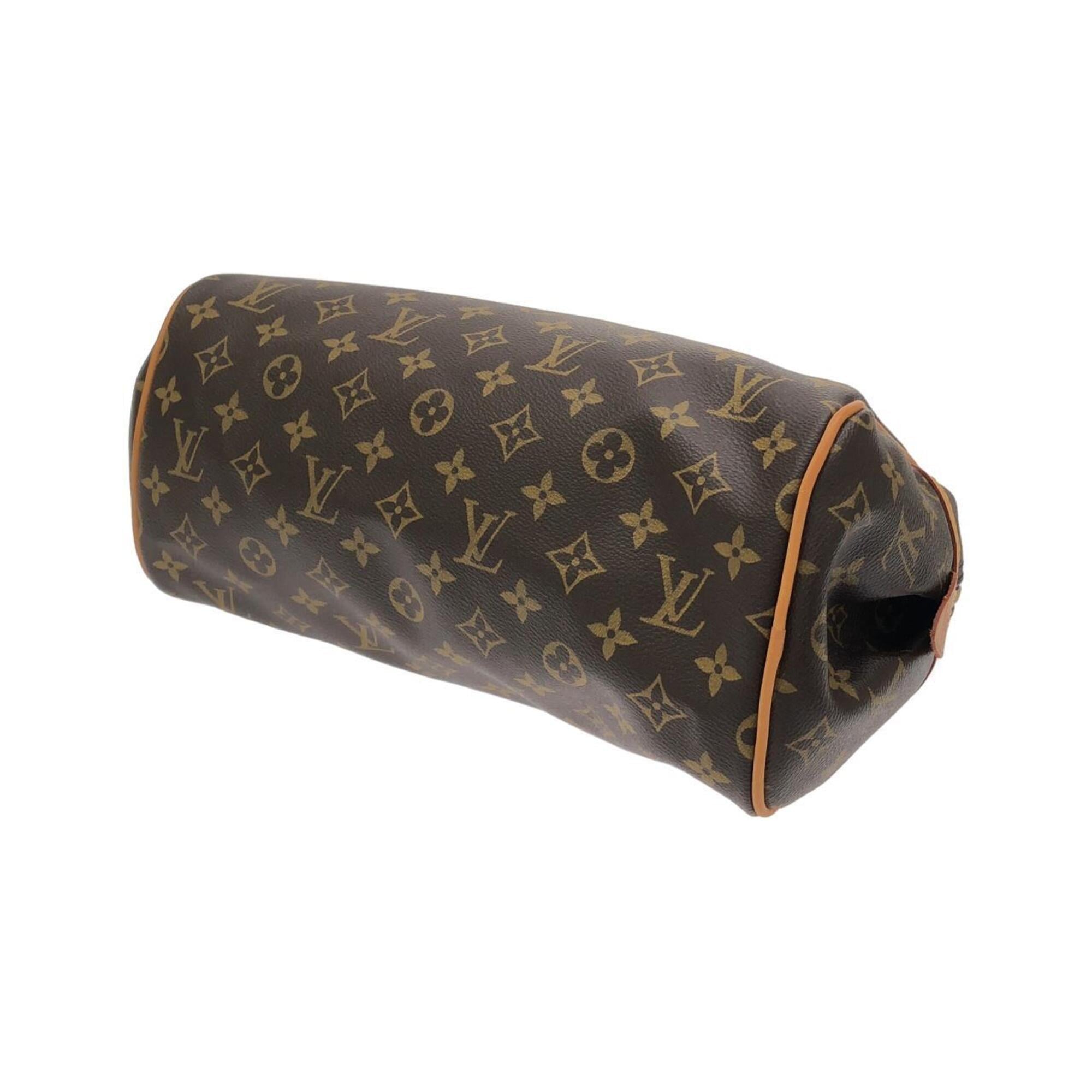 Louis Vuitton Monogram Marron Coated Canvas Shoulder Bag (Pre-Owned)