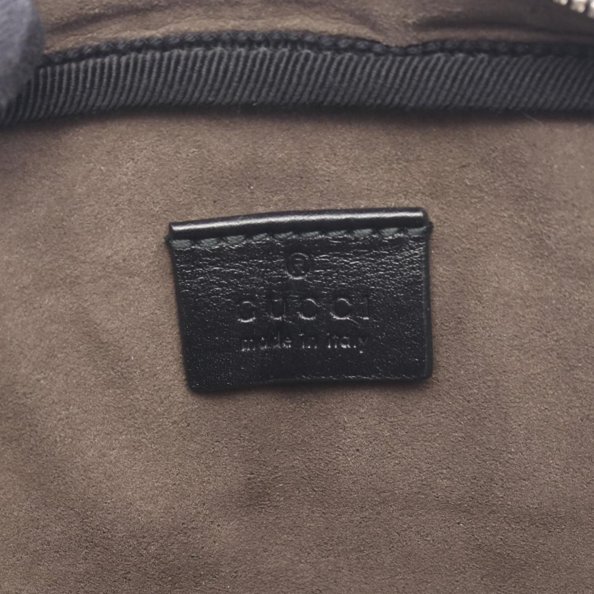 Gucci Black Leather Fanny Pack (Pre-Owned)