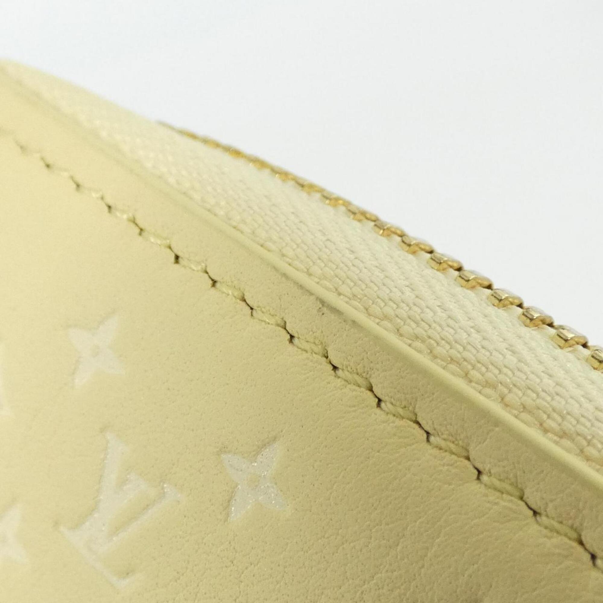 Louis Vuitton Jaune Leather Long Wallet (Bi-Fold) (Pre-Owned)